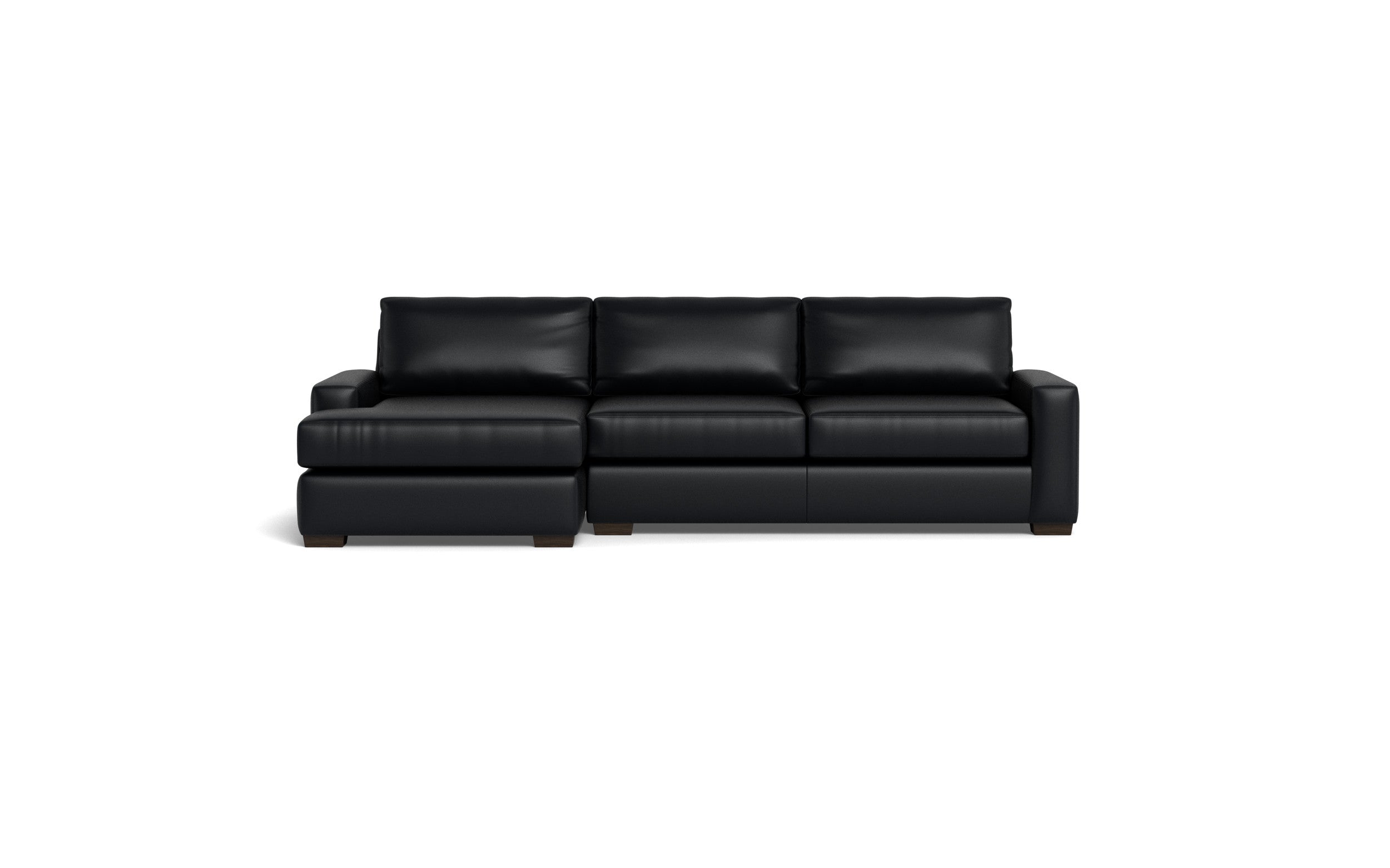 Kai Leather Left Chaise Sectional