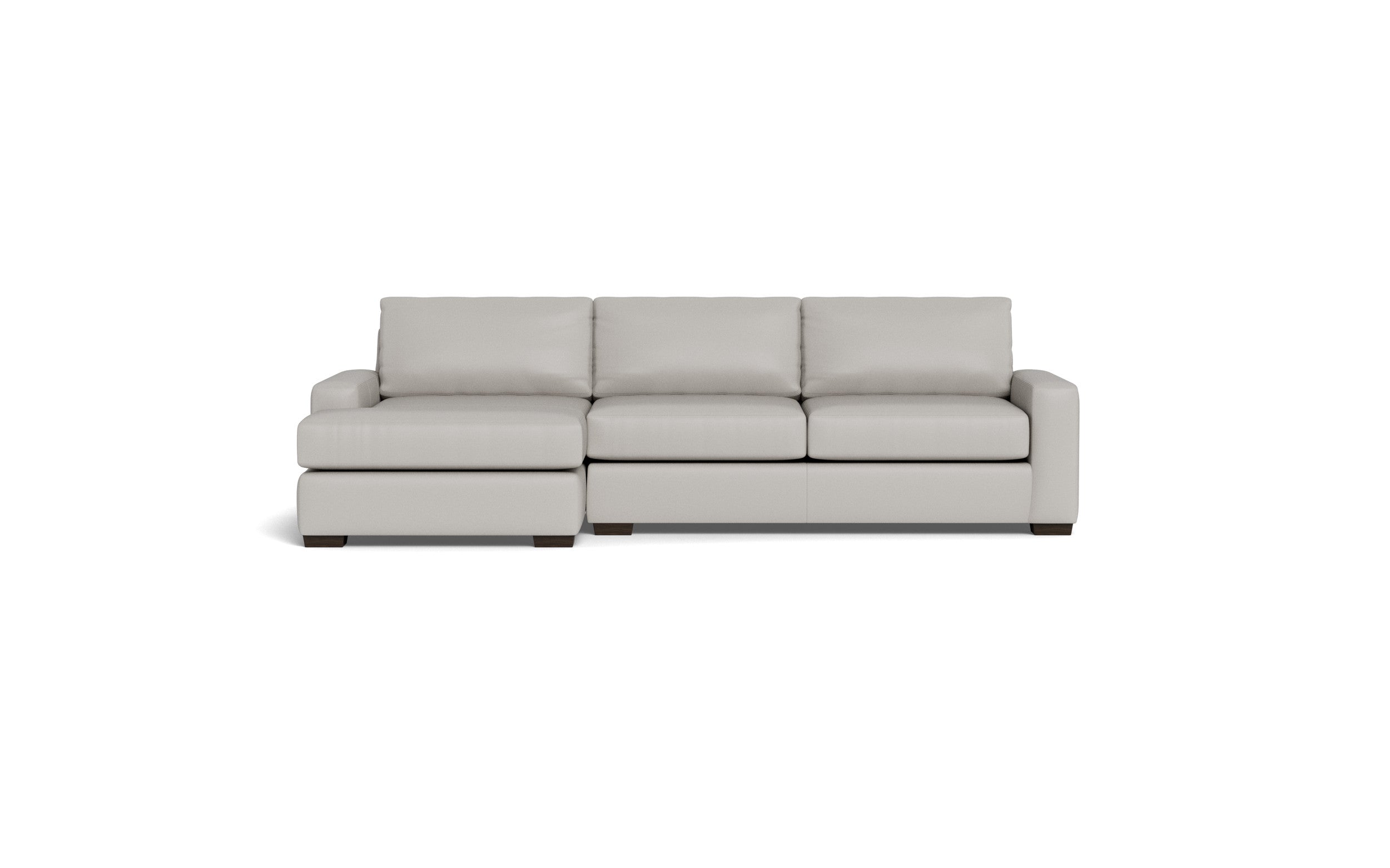Kai Leather Left Chaise Sectional