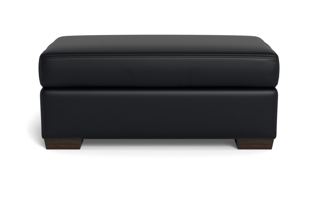 Bentley Leather Ottoman