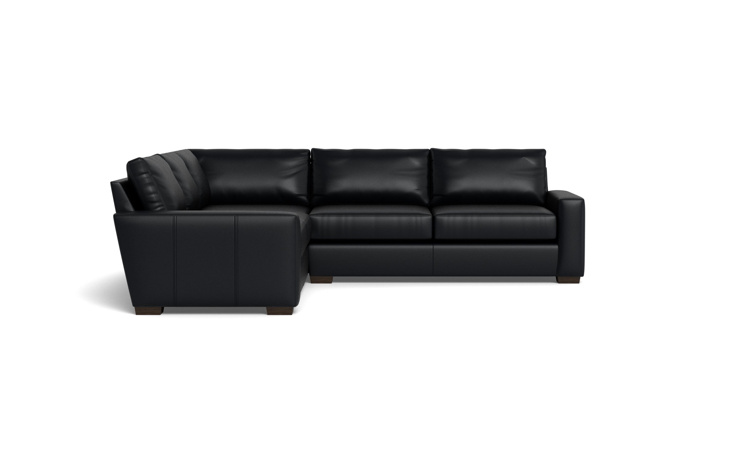 Bentley Leather Corner Sectional