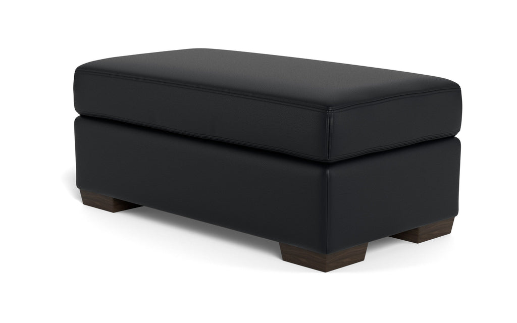 Bentley Leather Ottoman