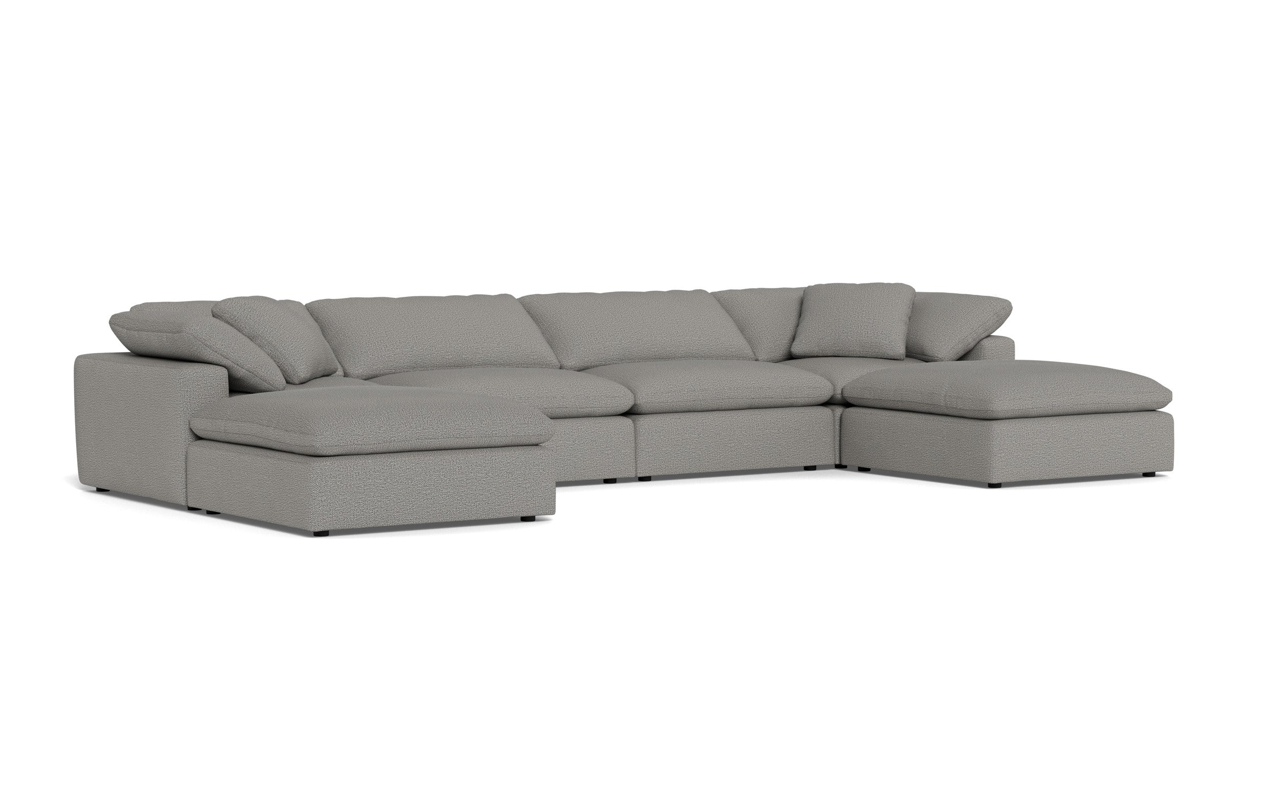 Kooper 4pc Sectional With Double Ottoman