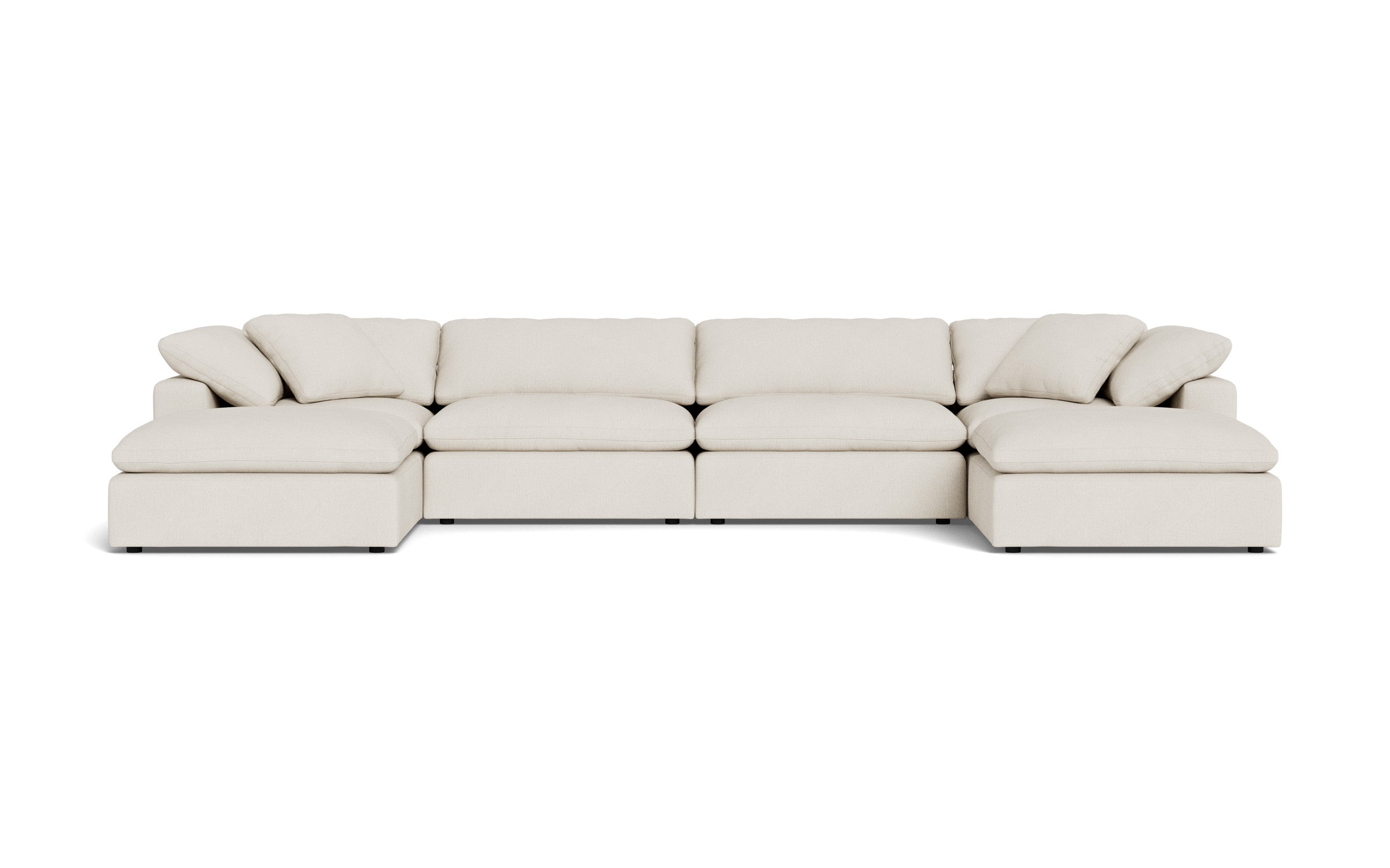 Kooper 4pc Sectional With Double Ottoman