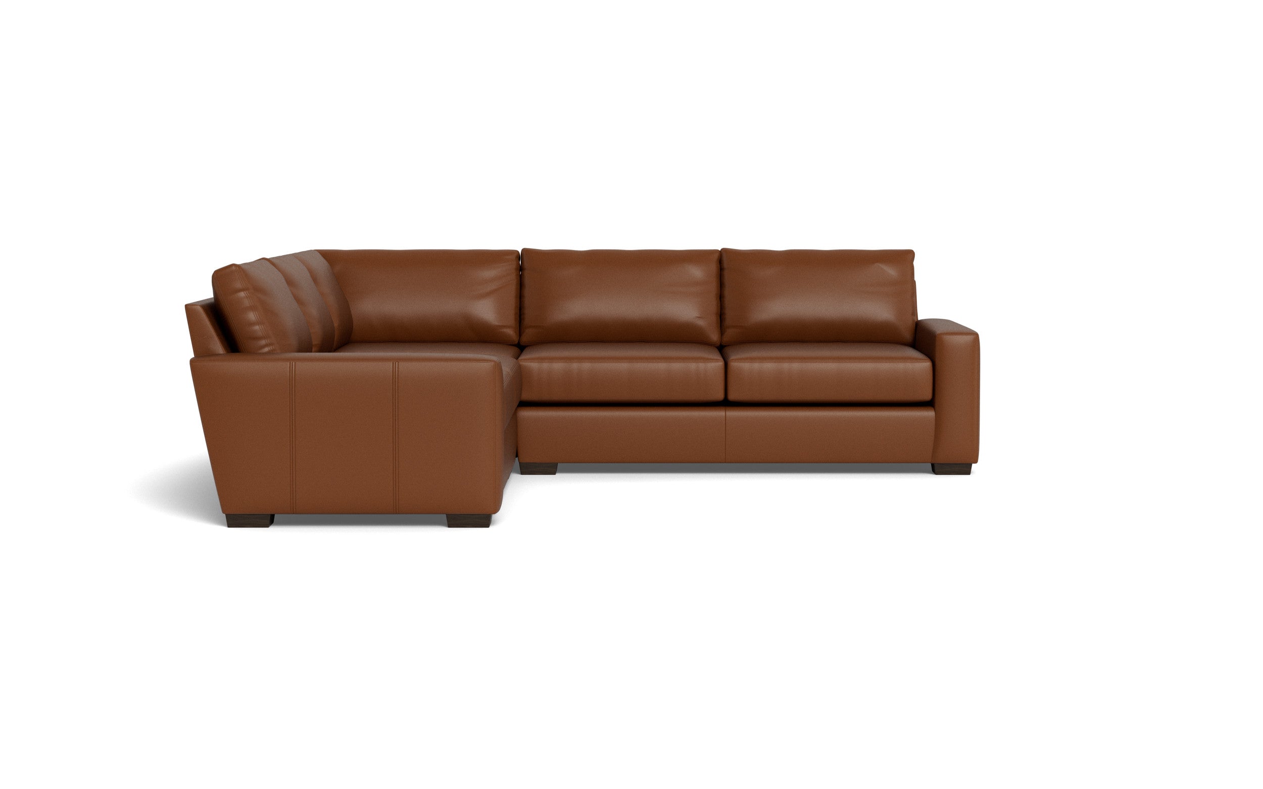 Bentley Leather Corner Sectional