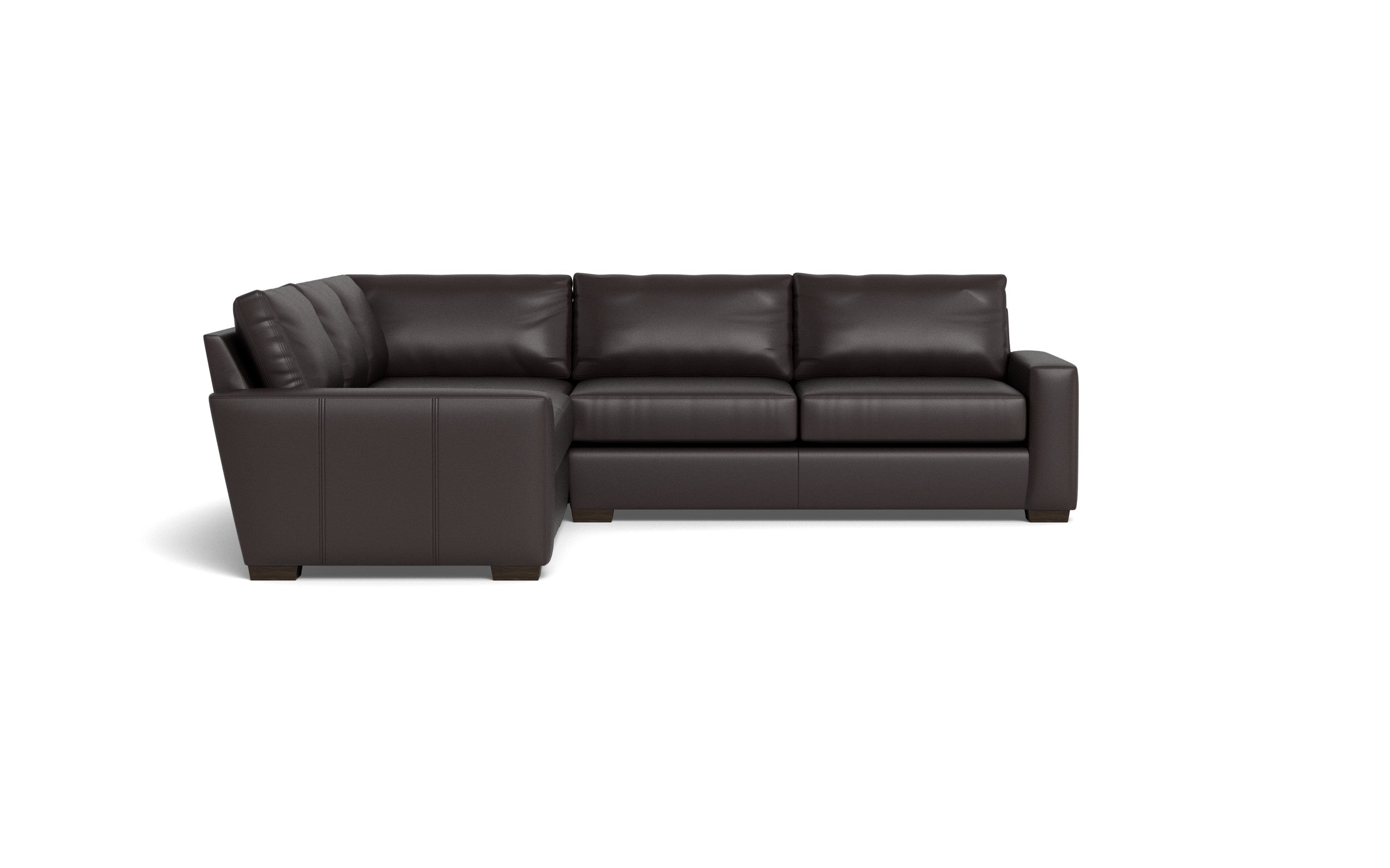Bentley Leather Corner Sectional