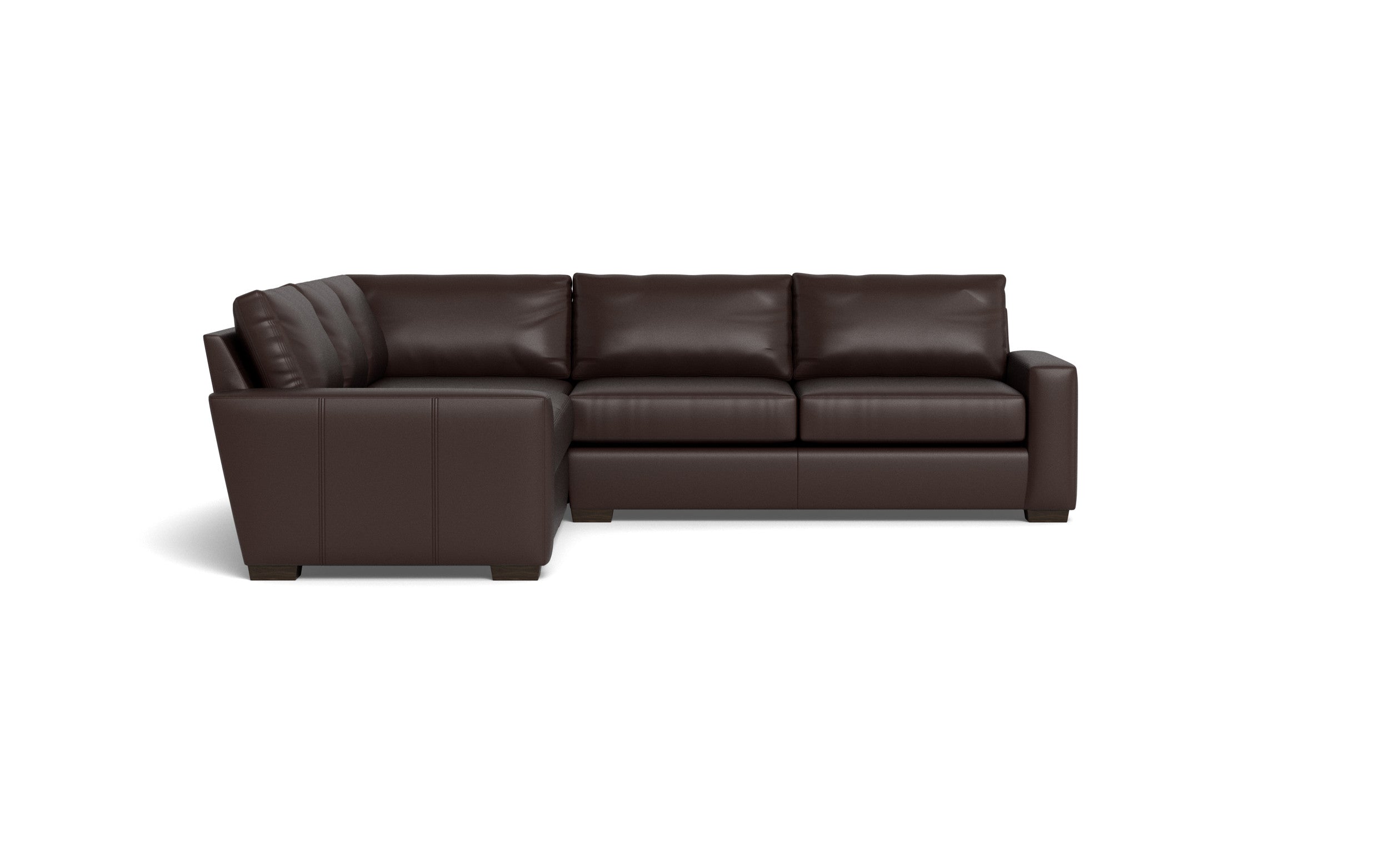 Bentley Leather Corner Sectional
