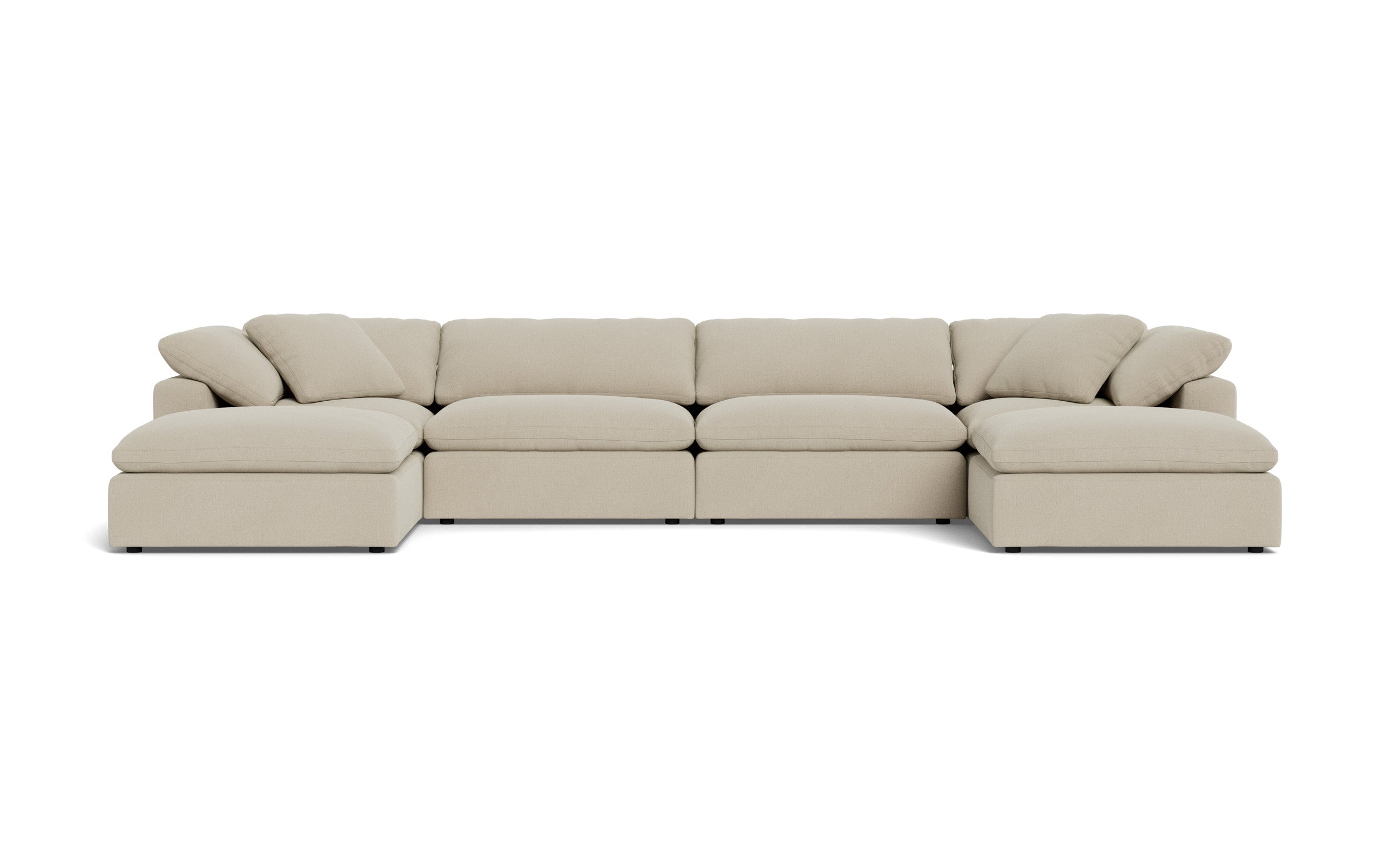Kooper 4pc Sectional With Double Ottoman