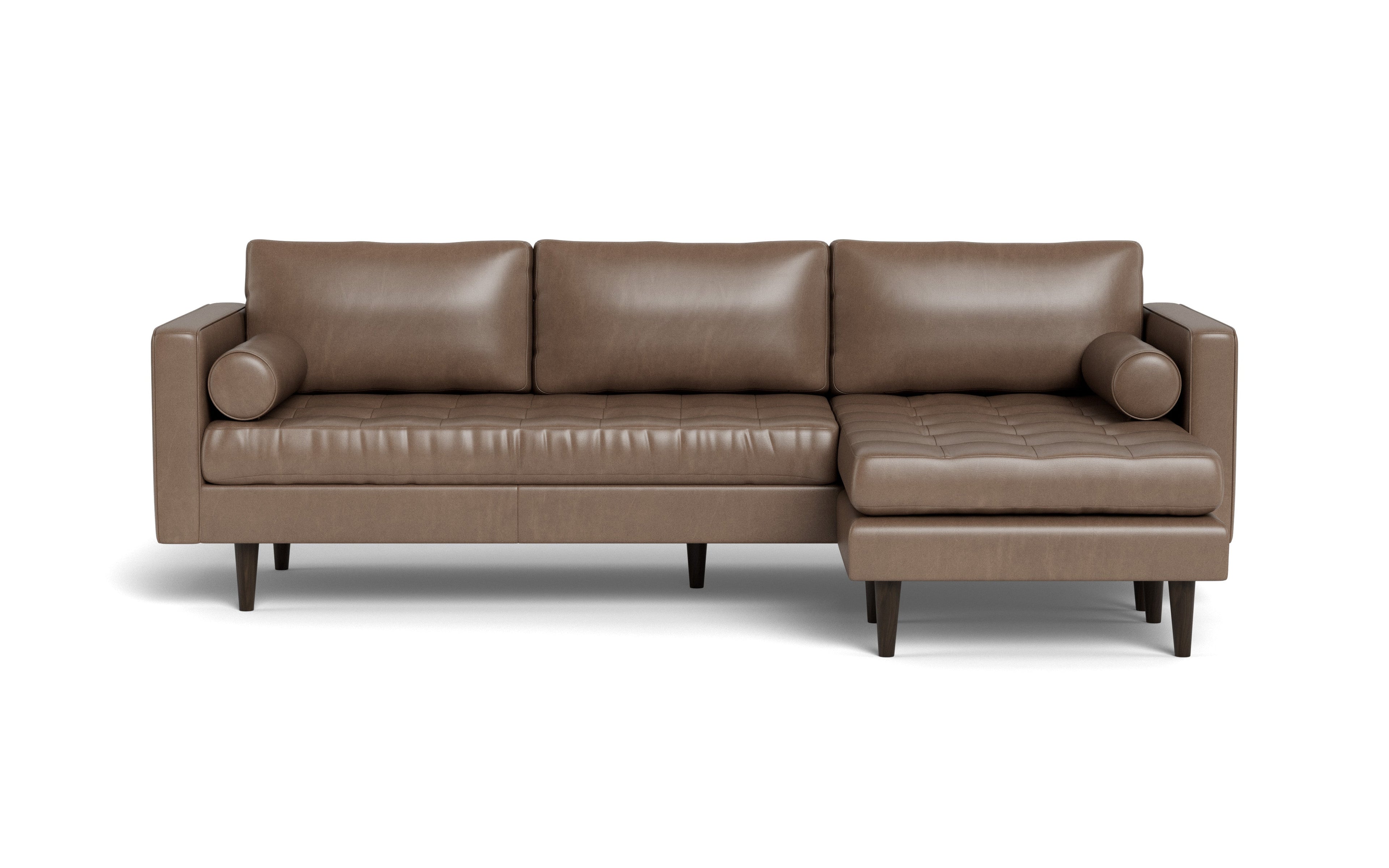 Ayden Leather Reversible Sofa Chaise