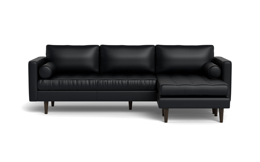 Ayden Leather Reversible Sofa Chaise