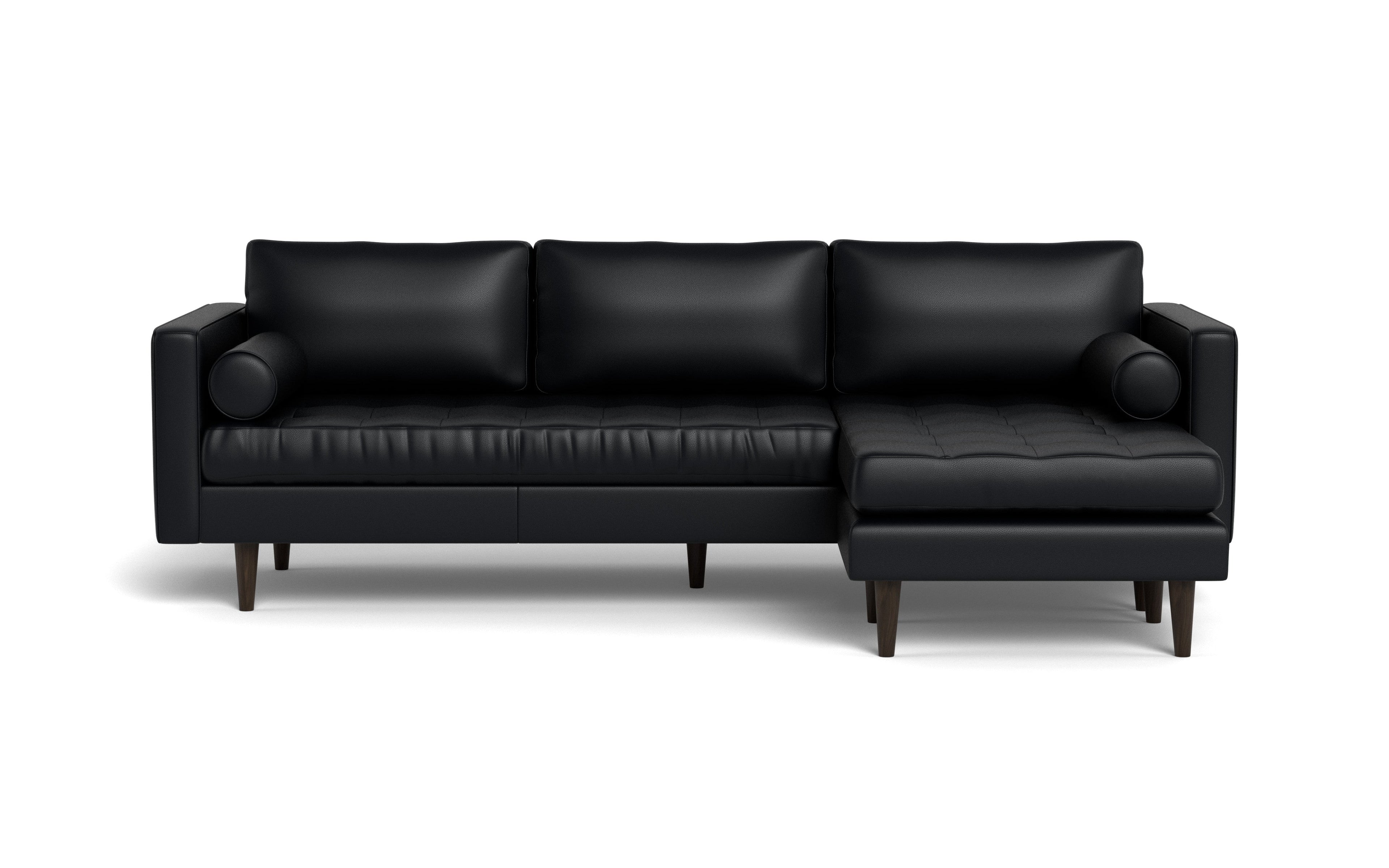 Ayden Leather Reversible Sofa Chaise
