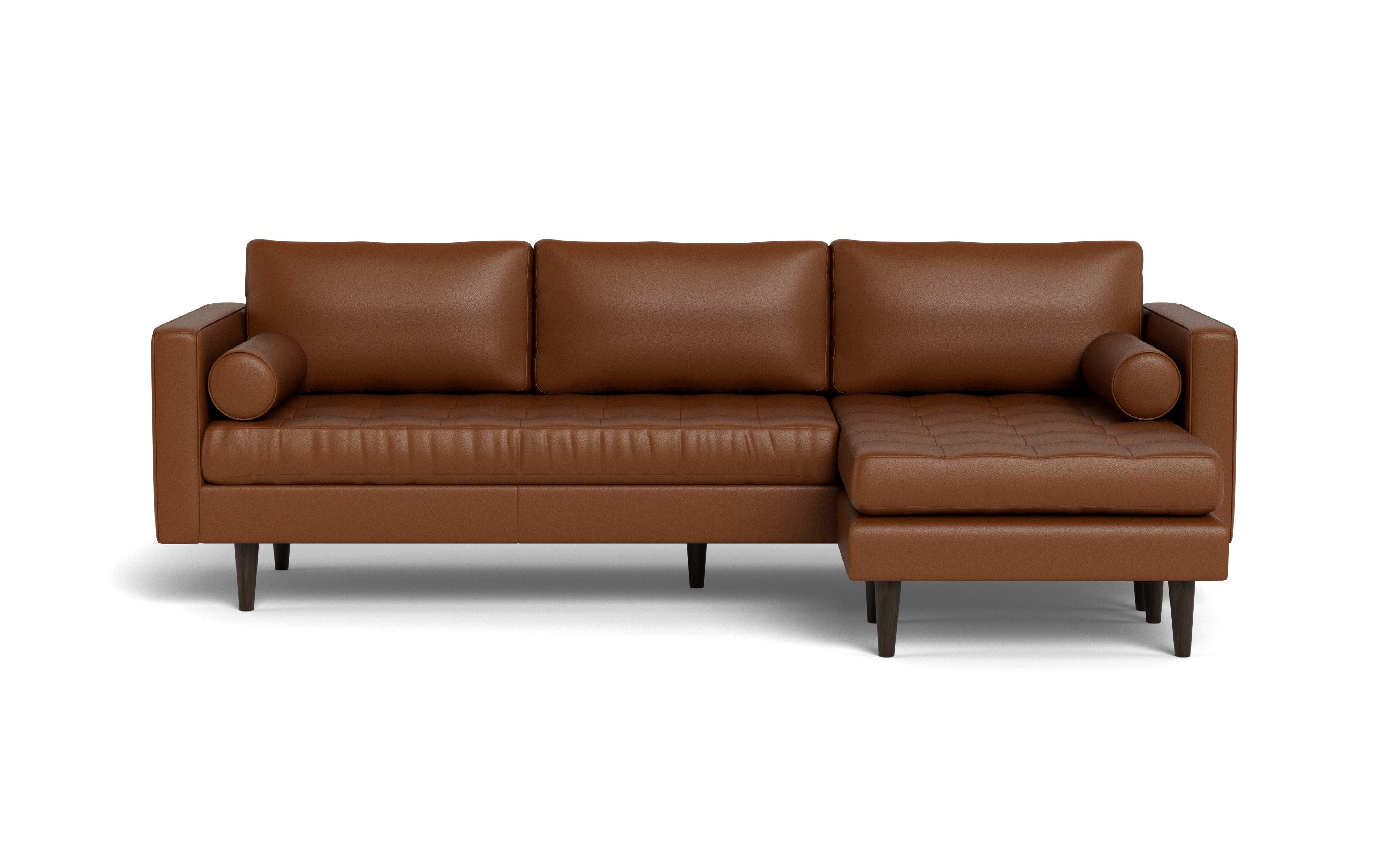 Ayden Leather Reversible Sofa Chaise