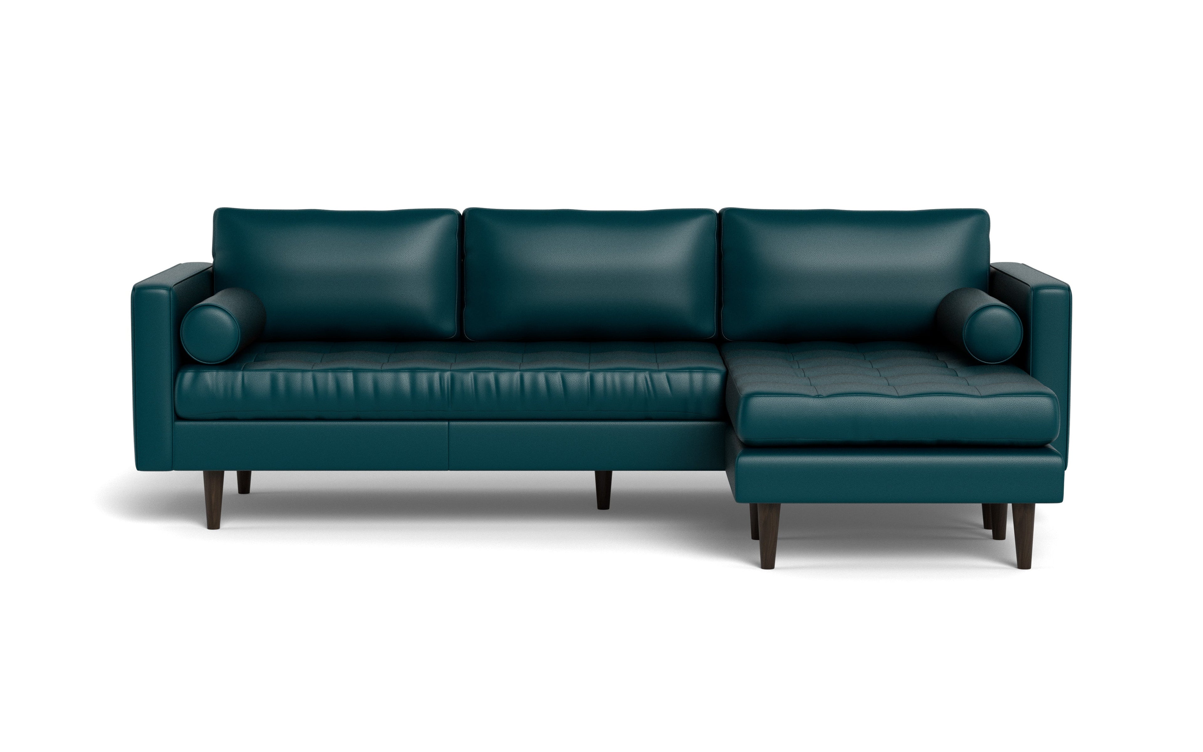 Ayden Leather Reversible Sofa Chaise