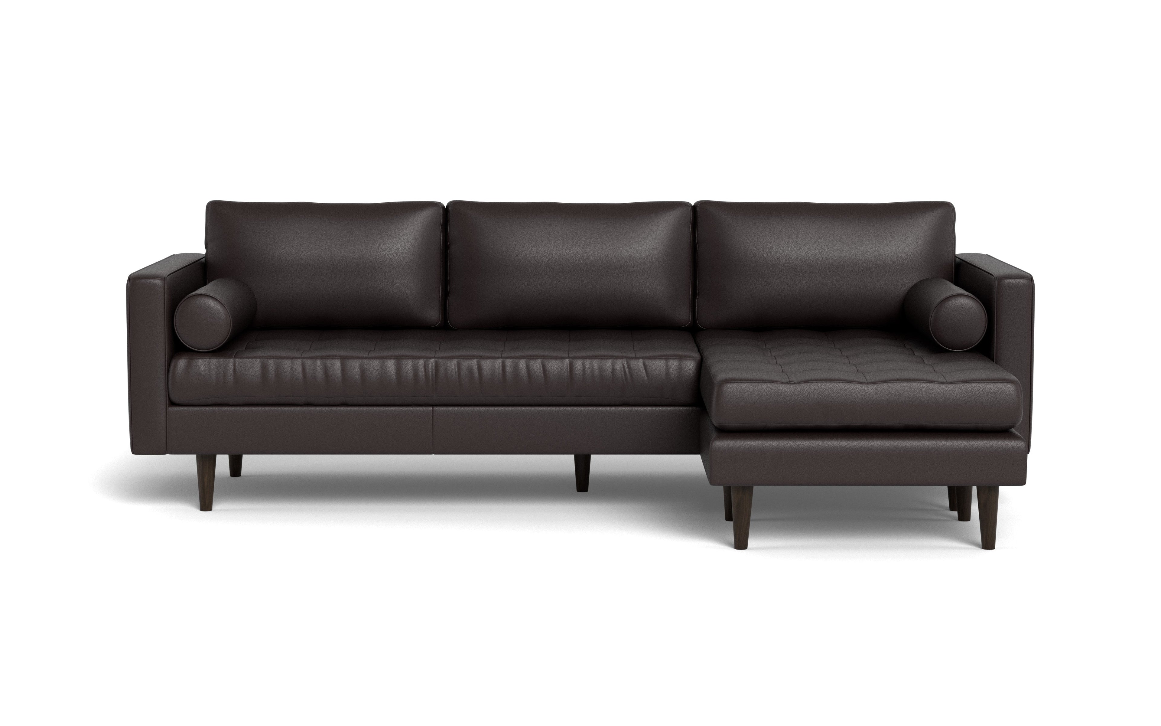 Ayden Leather Reversible Sofa Chaise