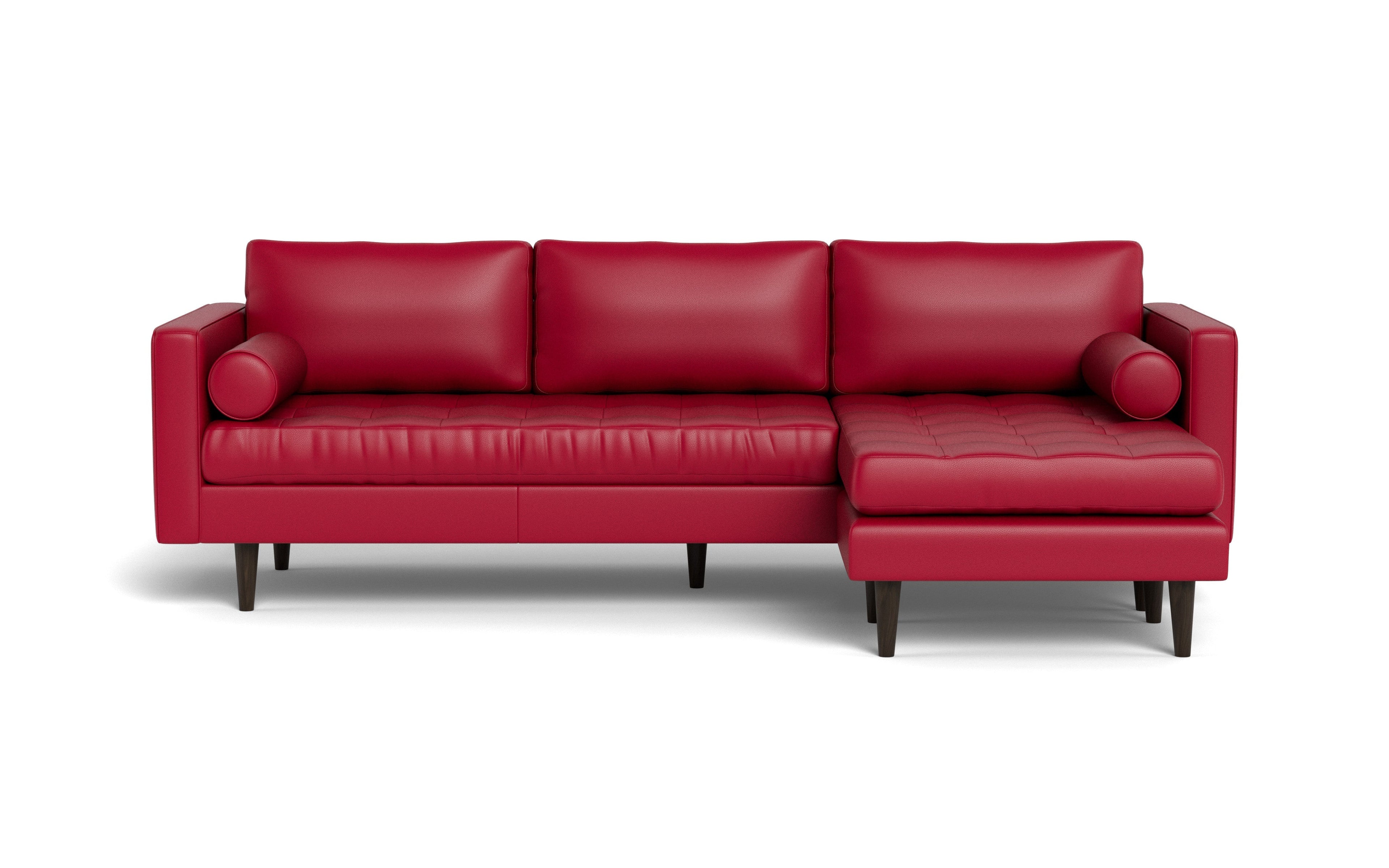 Ayden Leather Reversible Sofa Chaise
