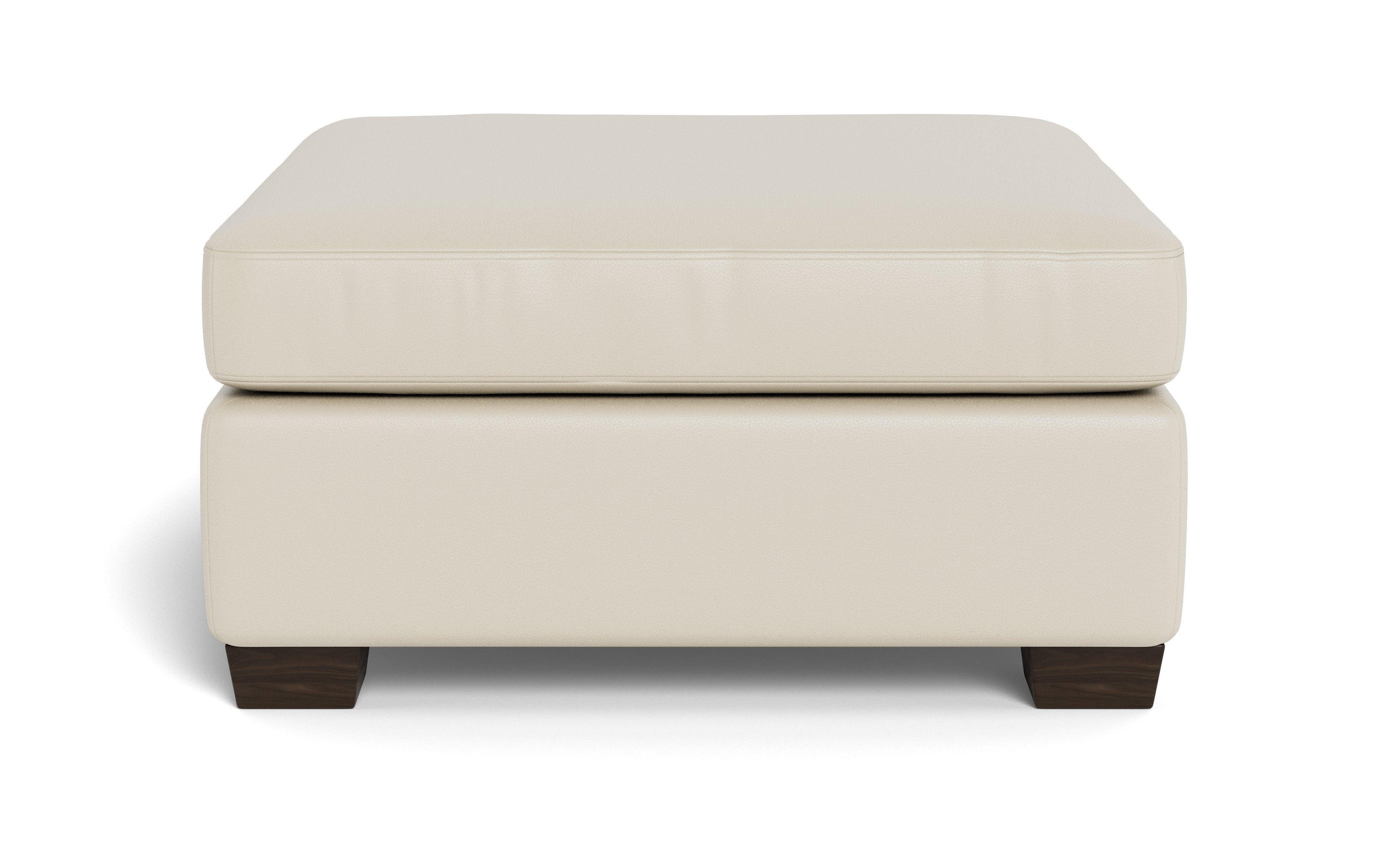Jett Leather Cocktail Ottoman