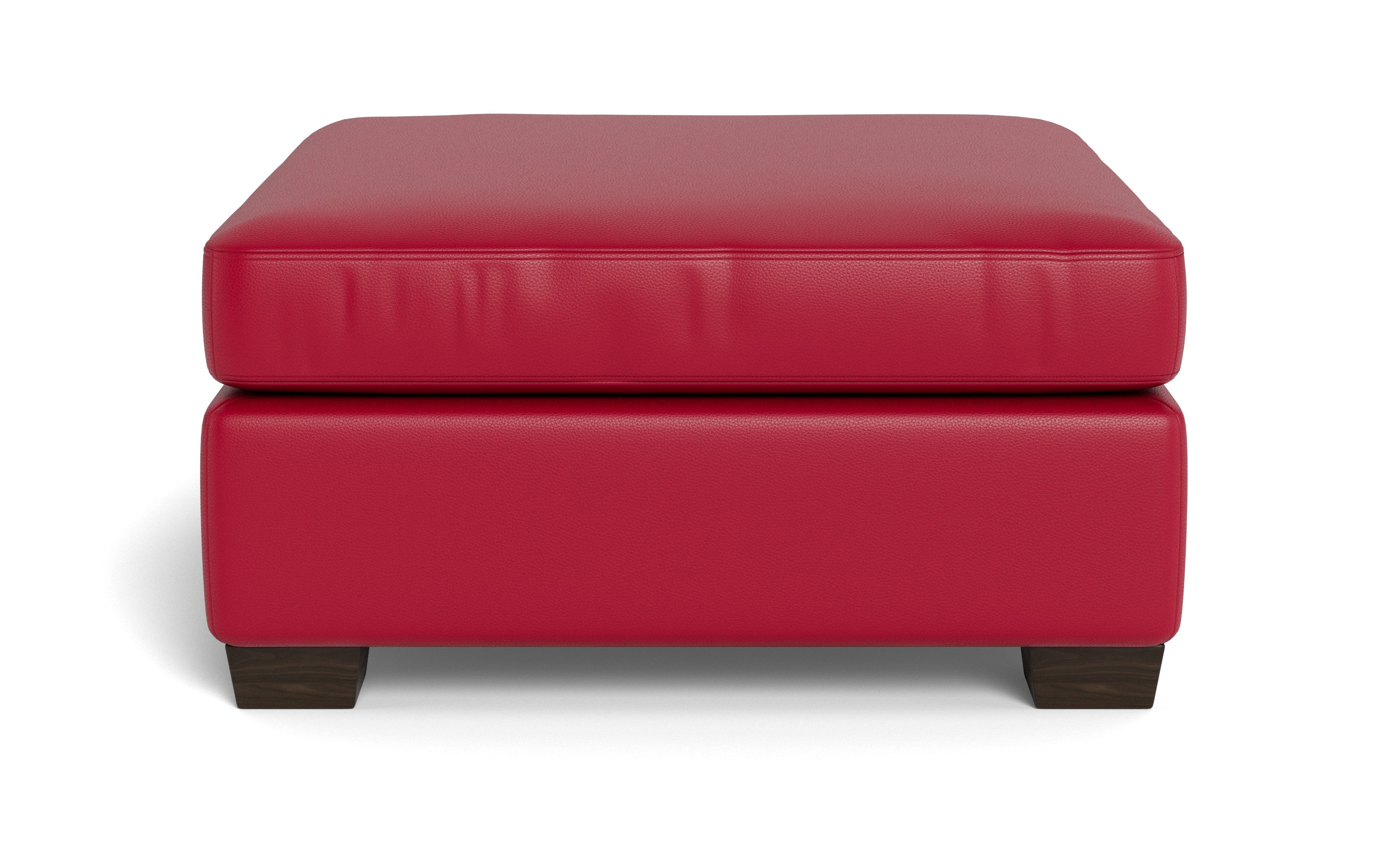 Jett Leather Cocktail Ottoman