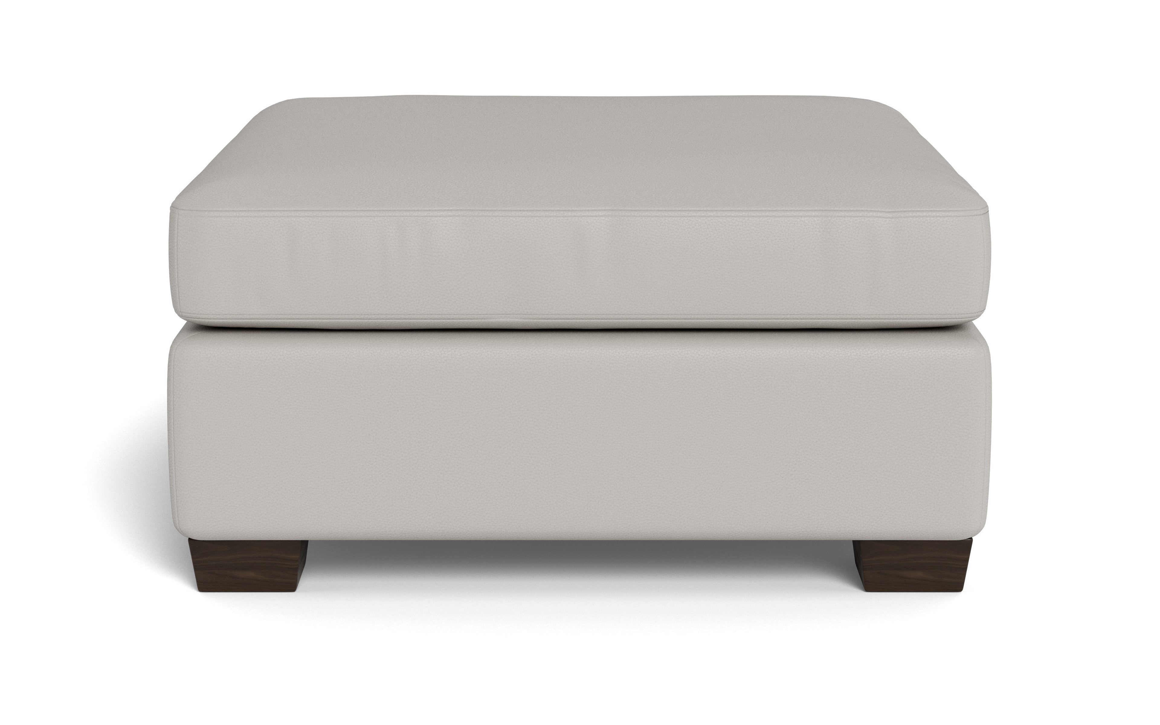 Jett Leather Cocktail Ottoman