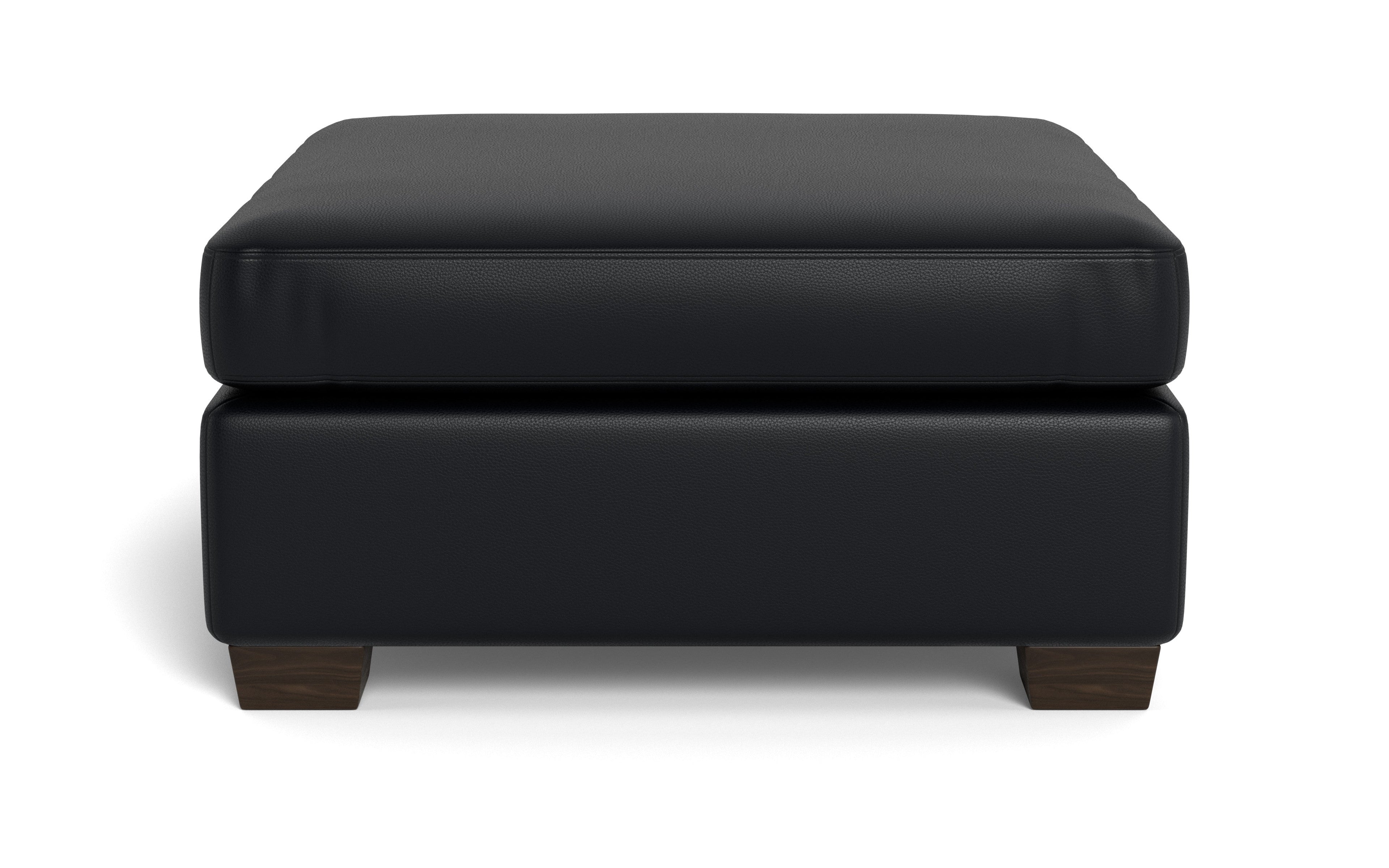 Jett Leather Cocktail Ottoman