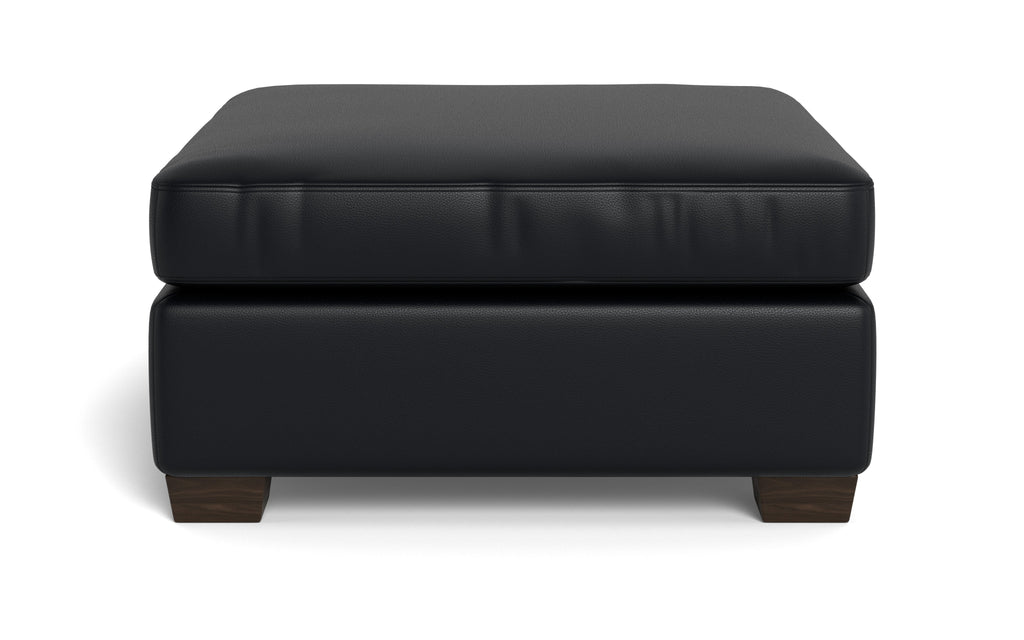 Jett Leather Cocktail Ottoman