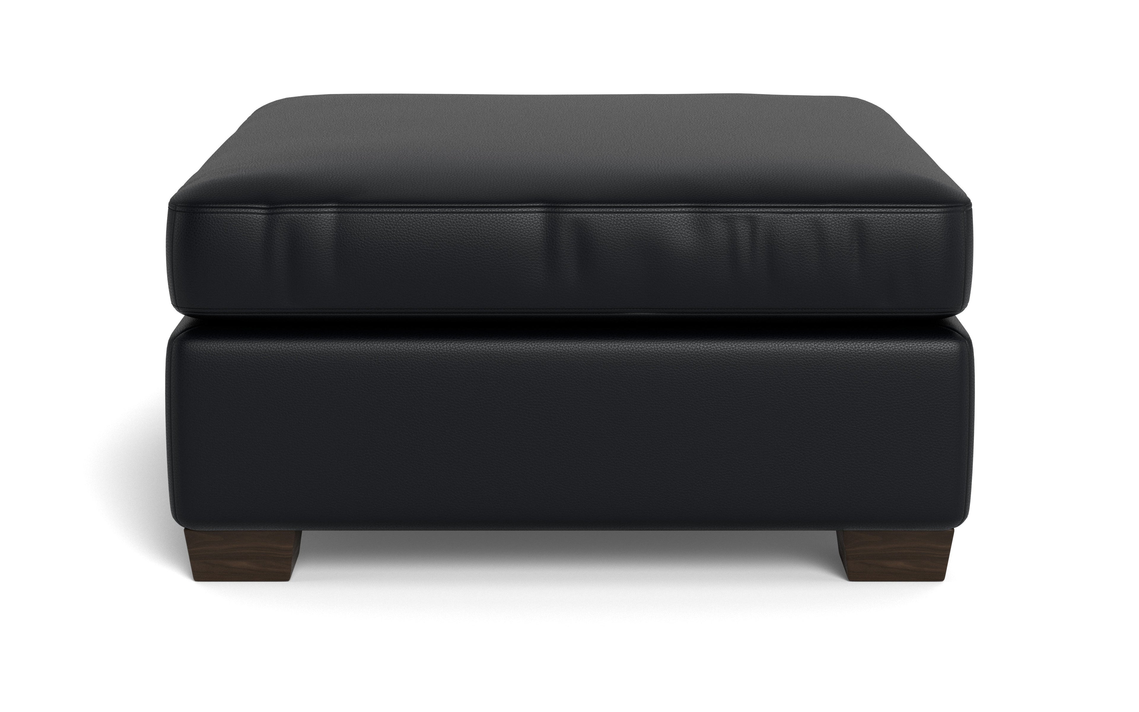 Jett Leather Cocktail Ottoman