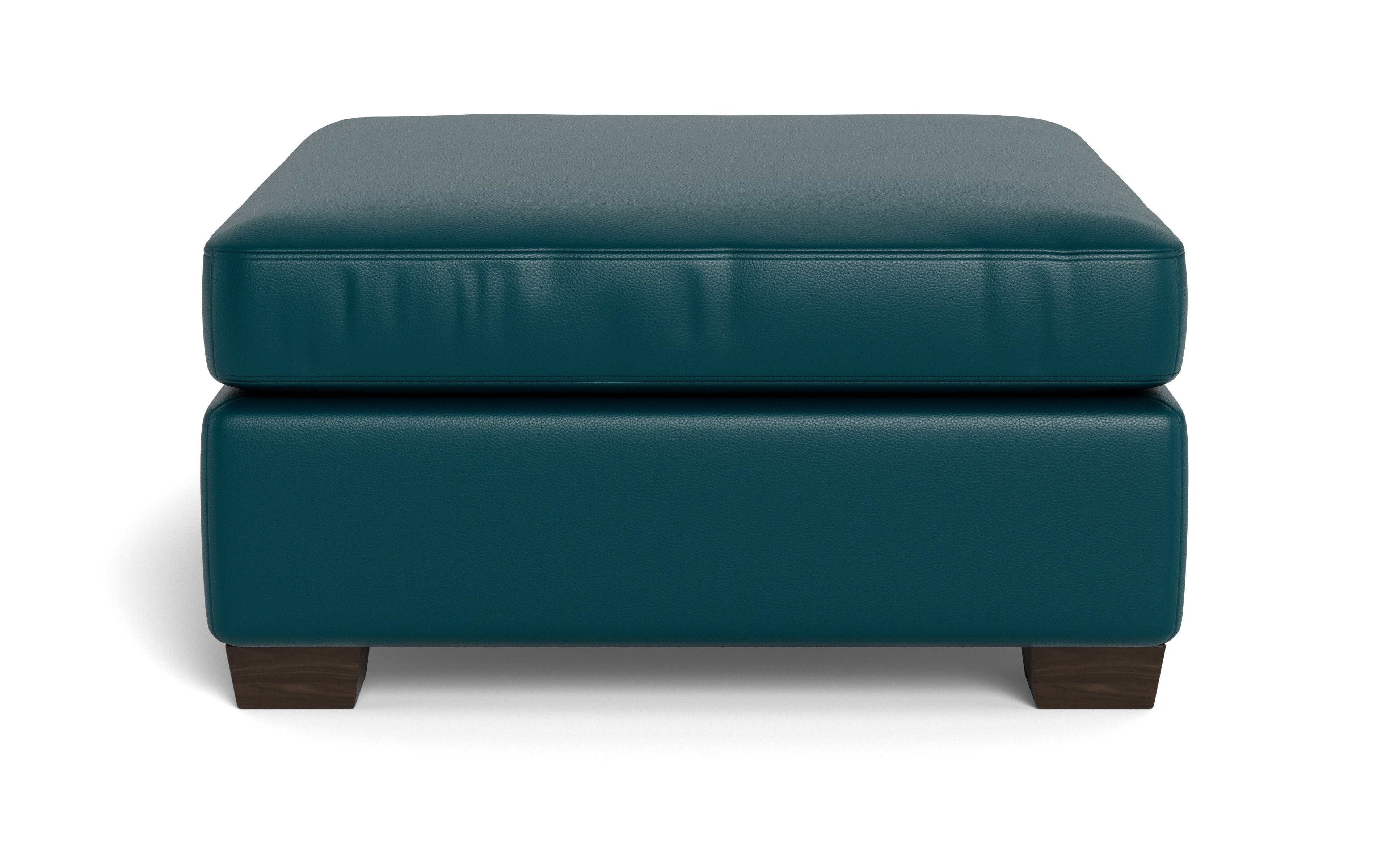 Jett Leather Cocktail Ottoman