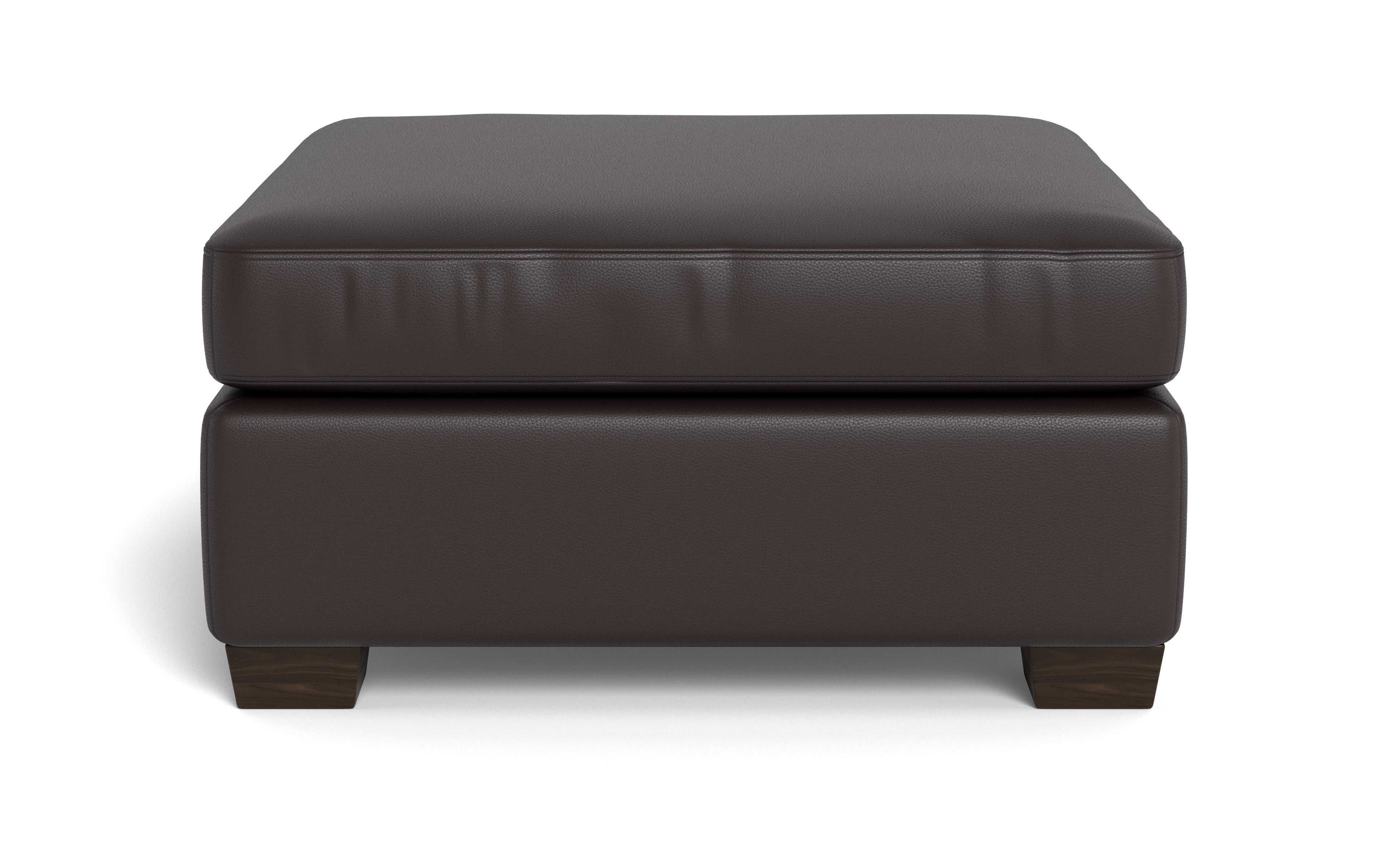 Jett Leather Cocktail Ottoman
