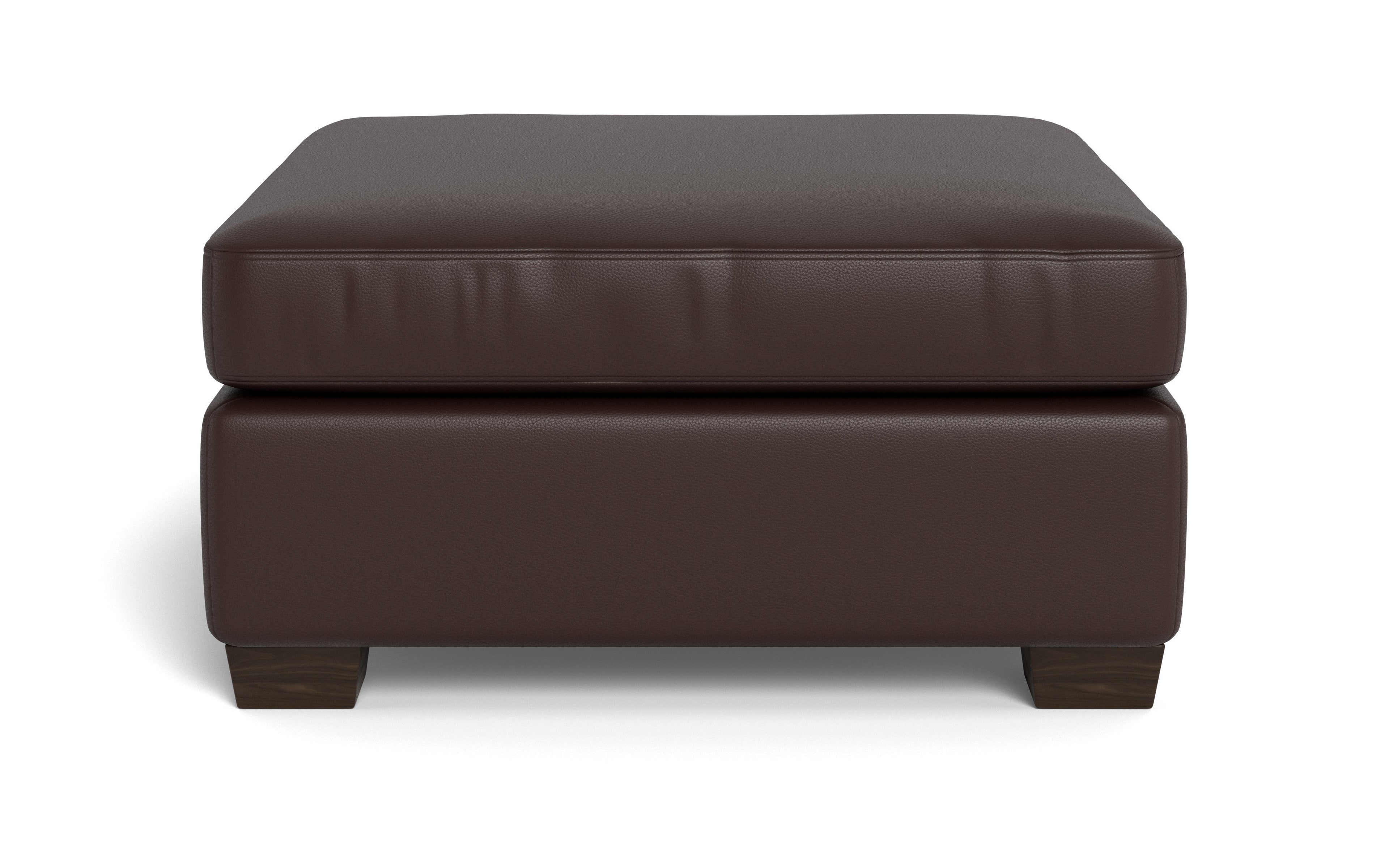 Jett Leather Cocktail Ottoman