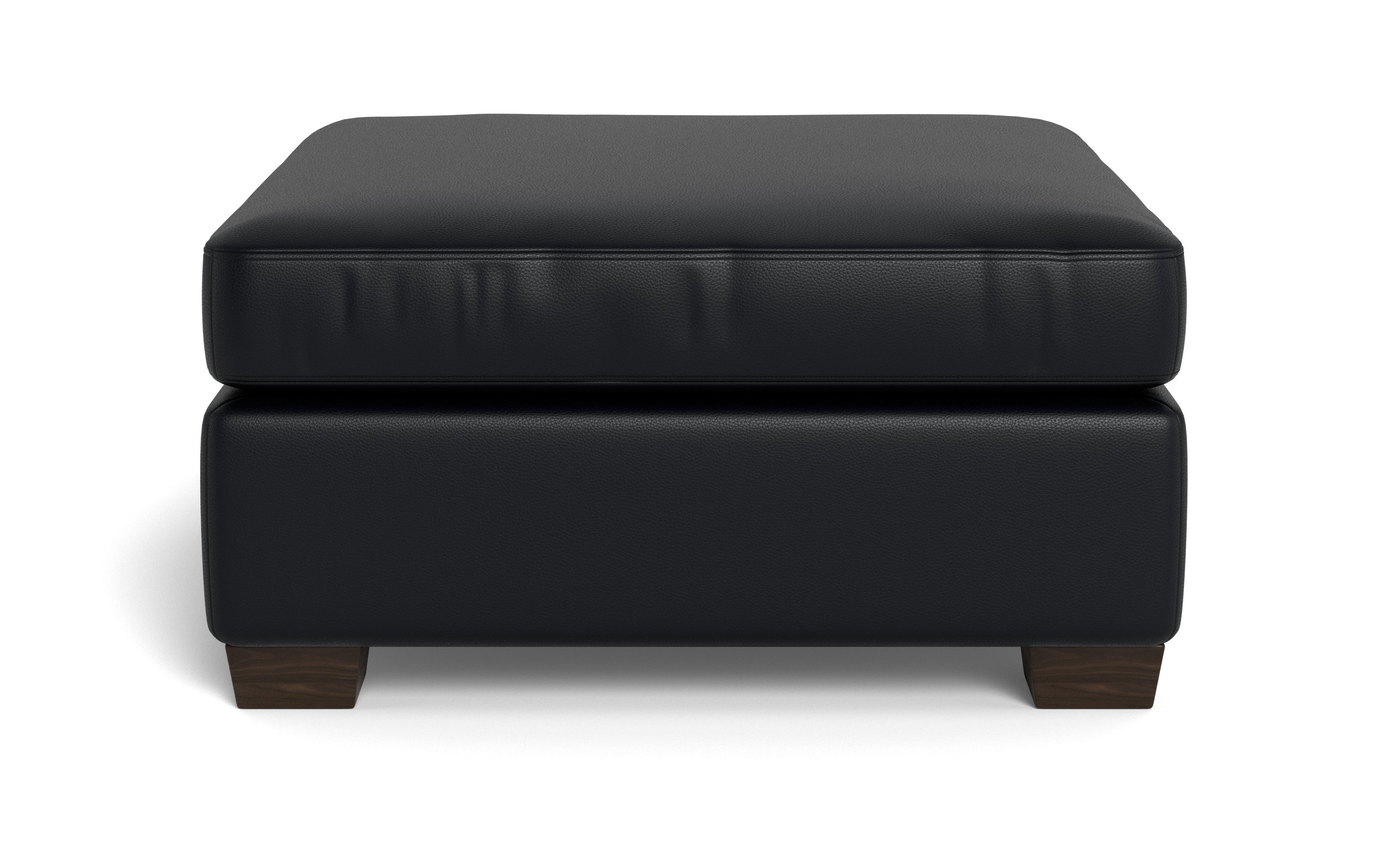 Jett Leather Cocktail Ottoman