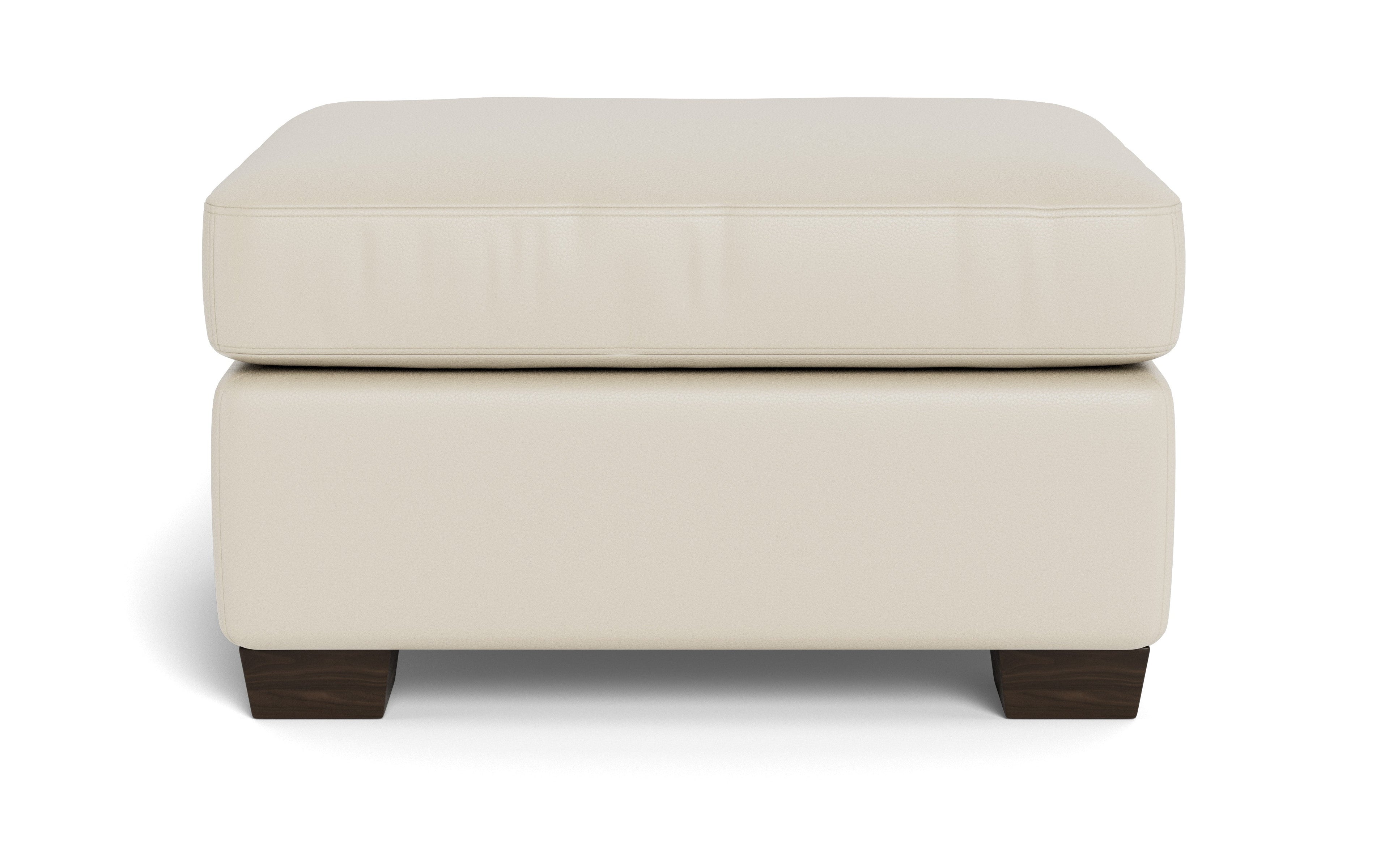 Jett Leather Ottoman
