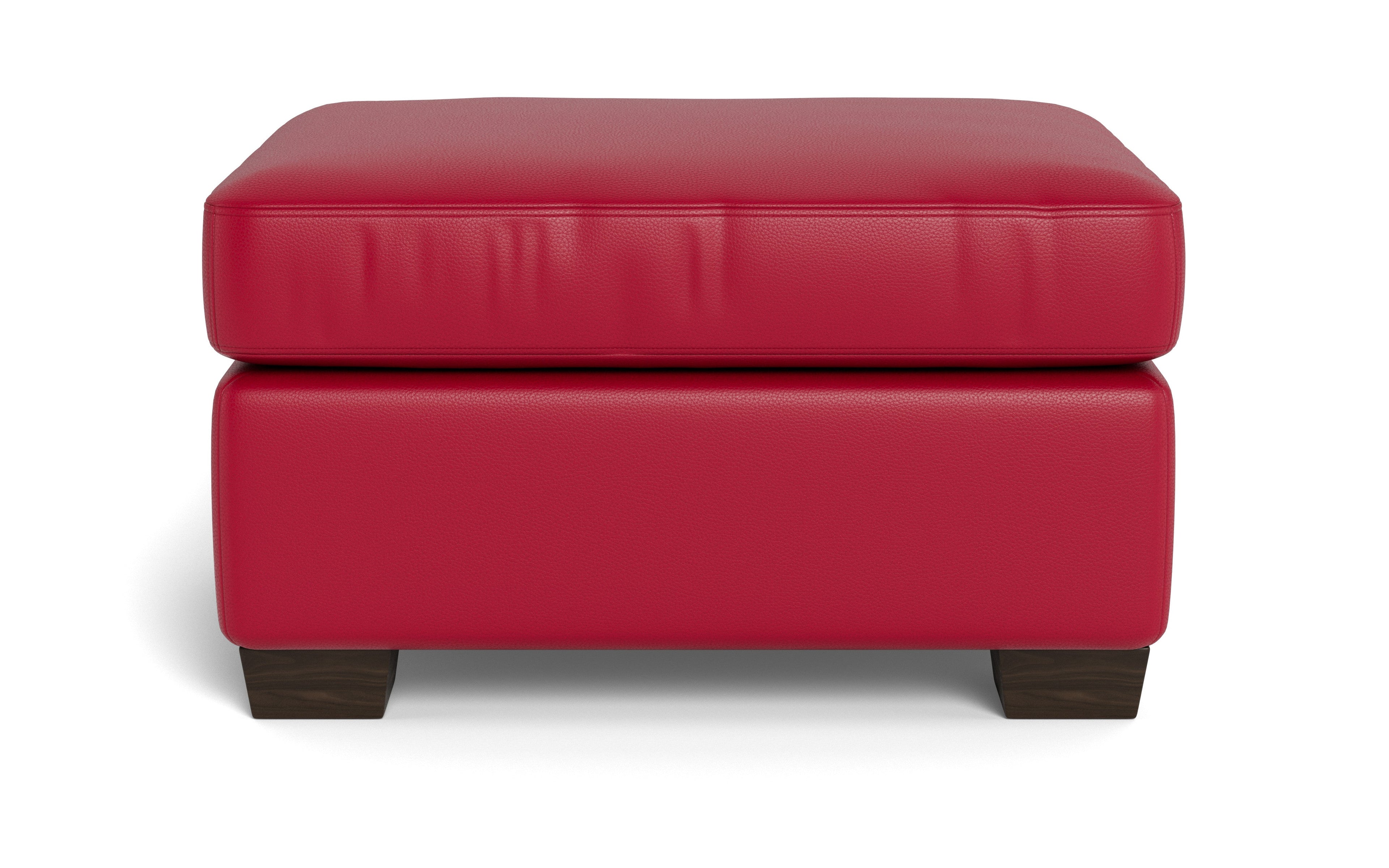 Jett Leather Ottoman