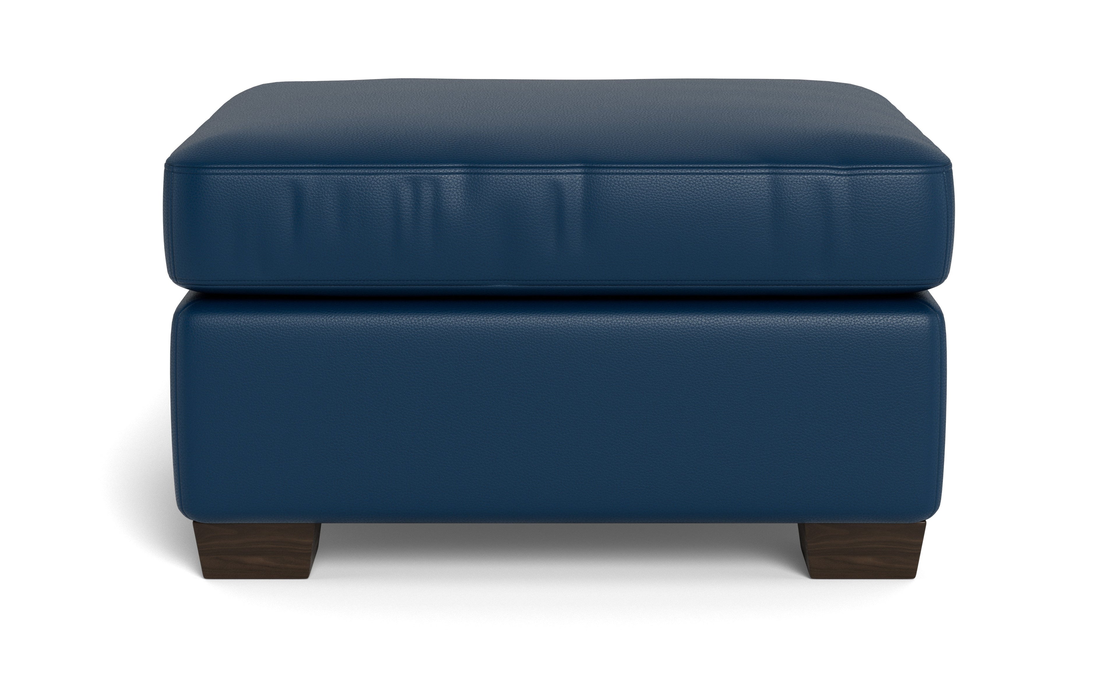 Jett Leather Ottoman