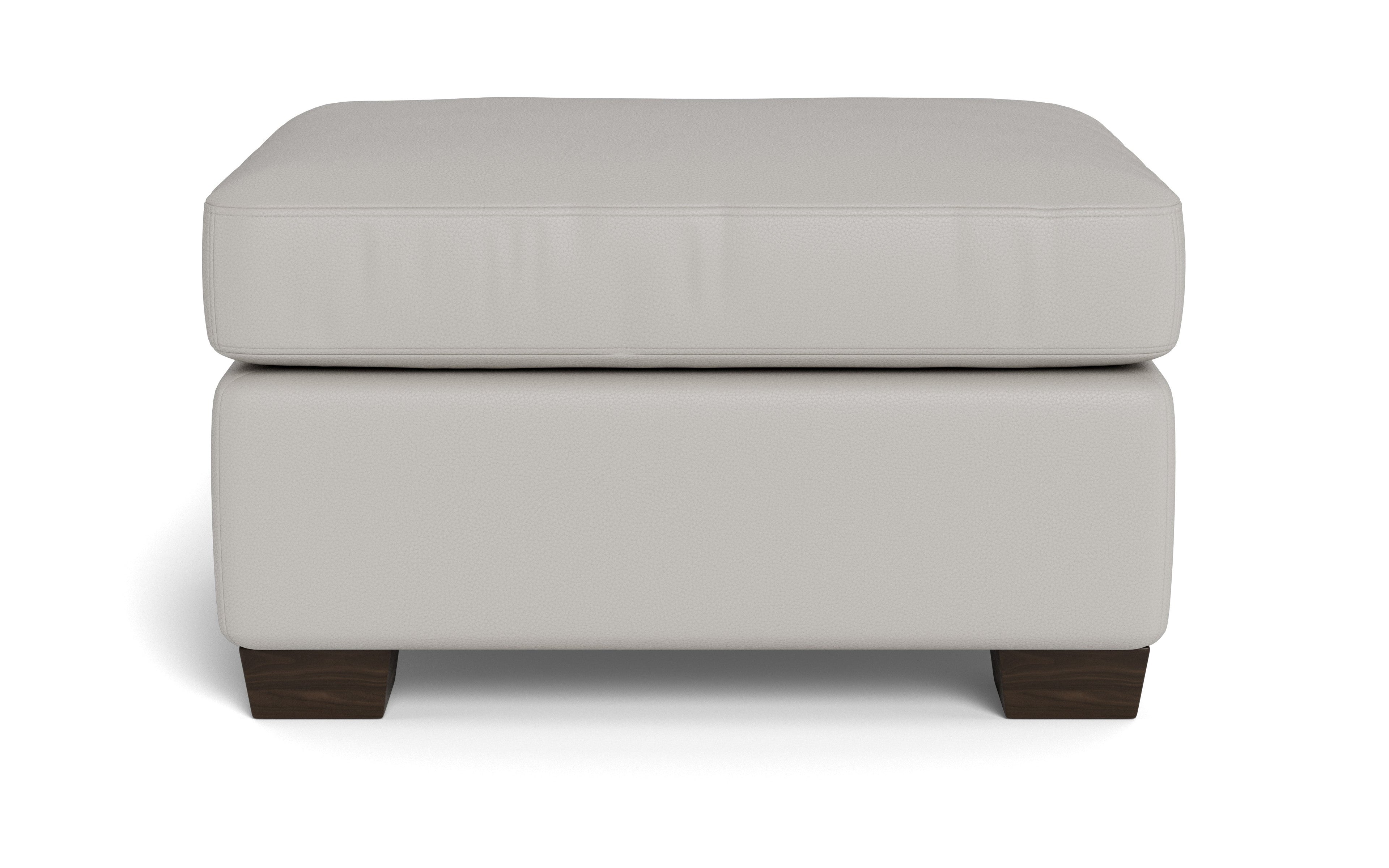Jett Leather Ottoman
