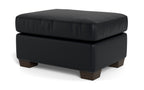 Jett Leather Ottoman