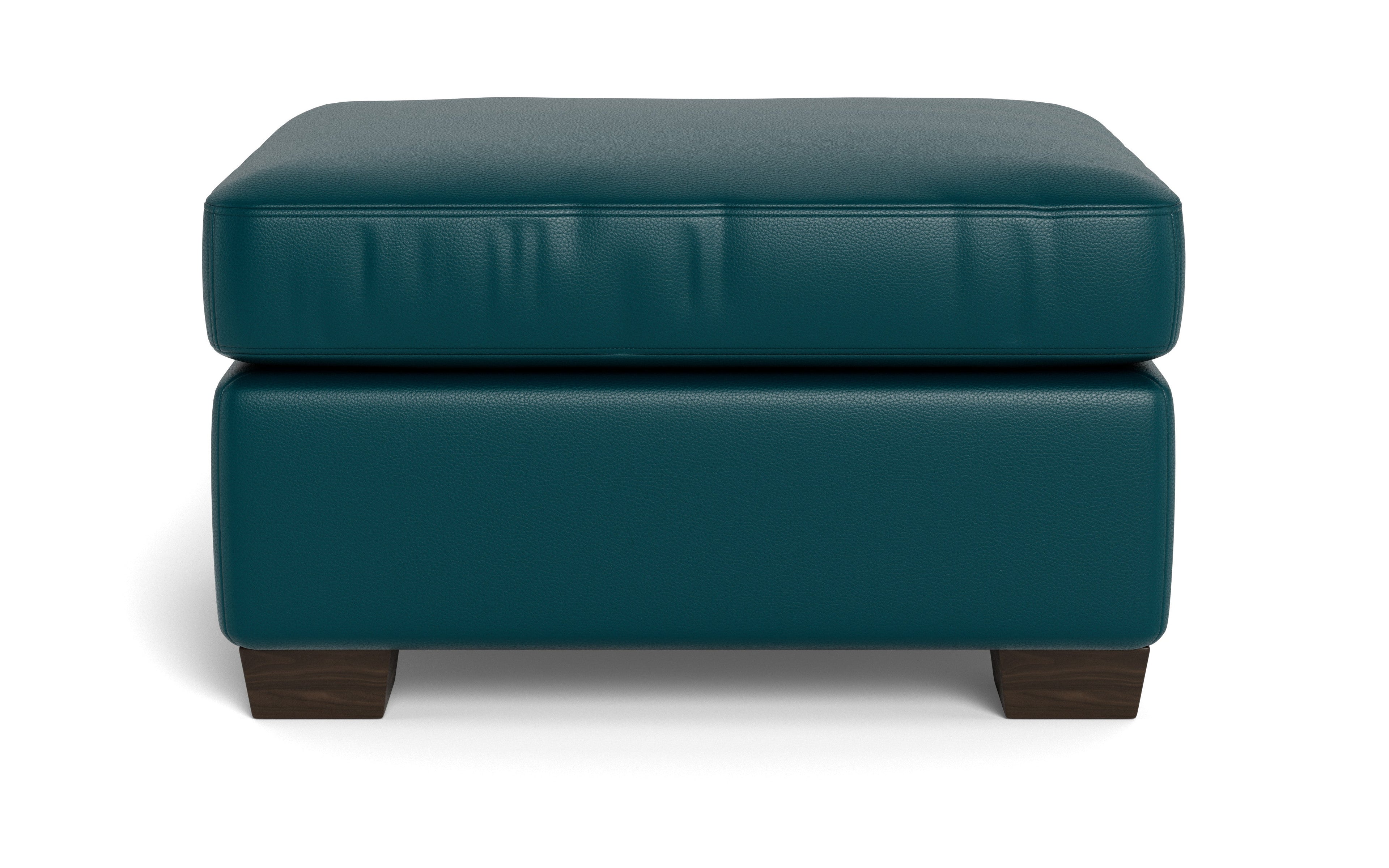 Jett Leather Ottoman