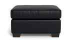 Jett Leather Ottoman