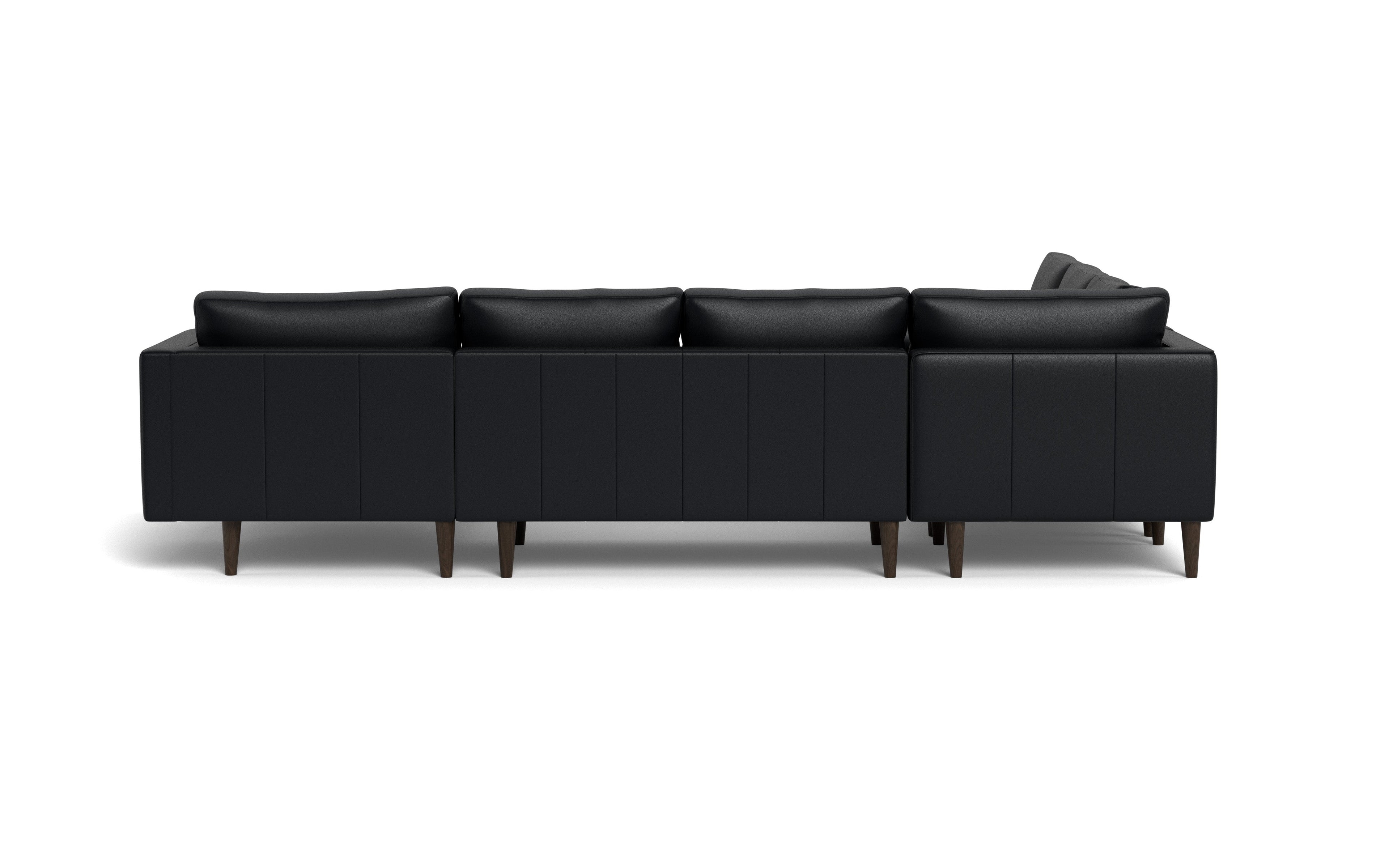 Ayden Leather Corner Sectional With Right Chaise