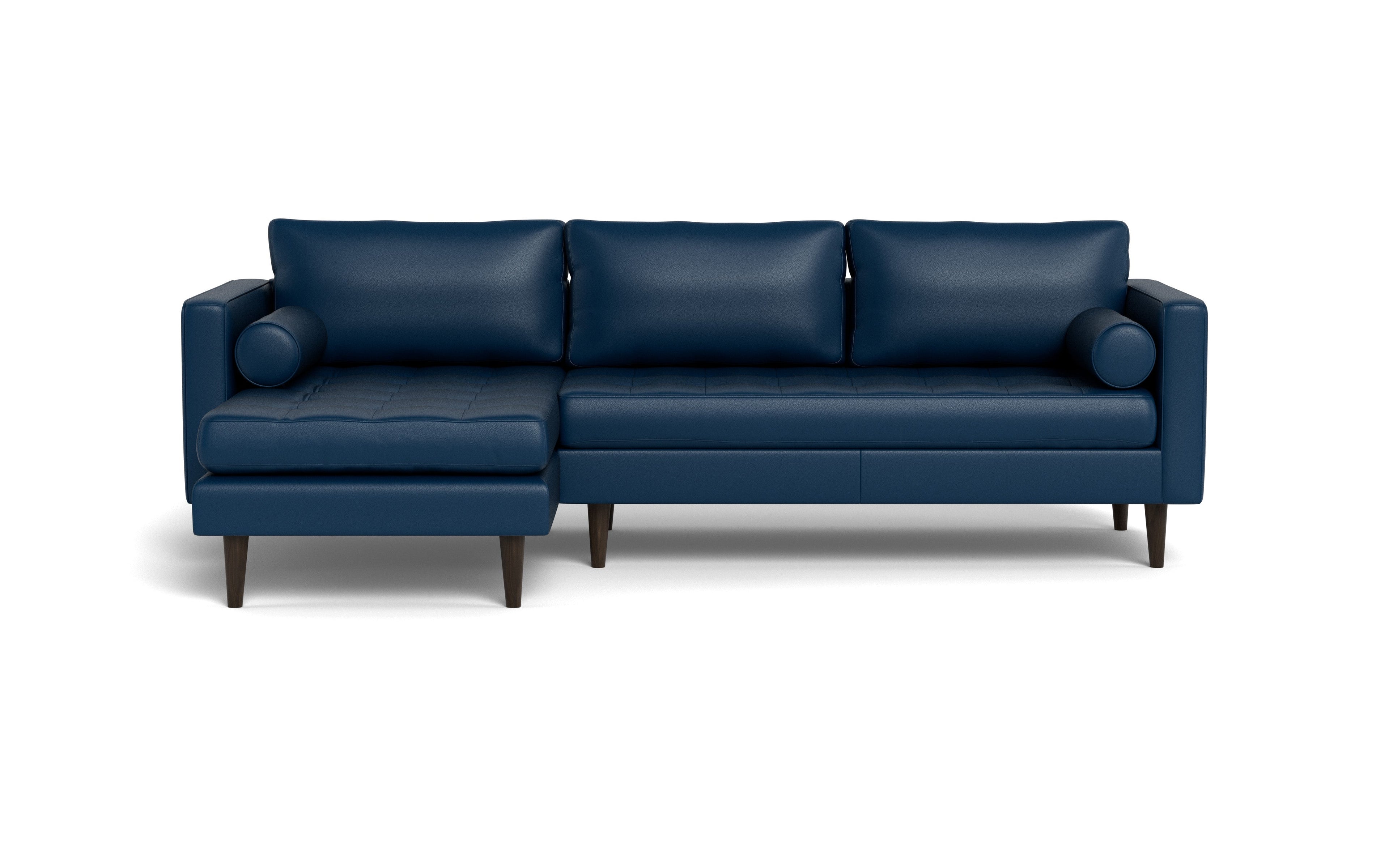 Ayden Leather Left Chaise Sectional