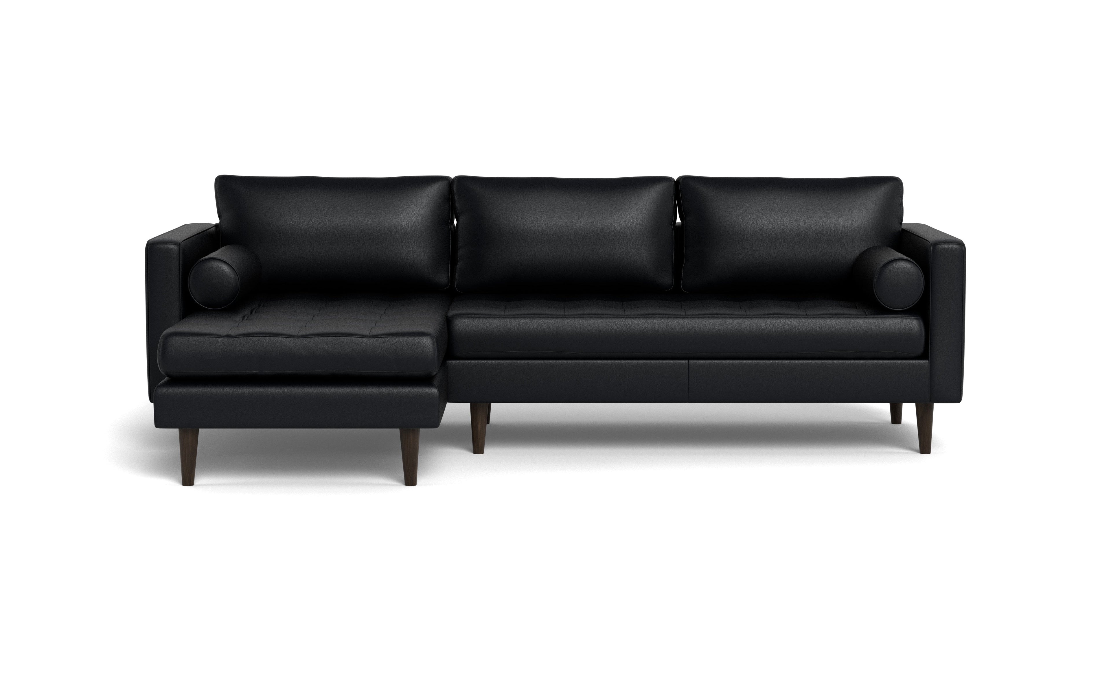 Ayden Leather Left Chaise Sectional