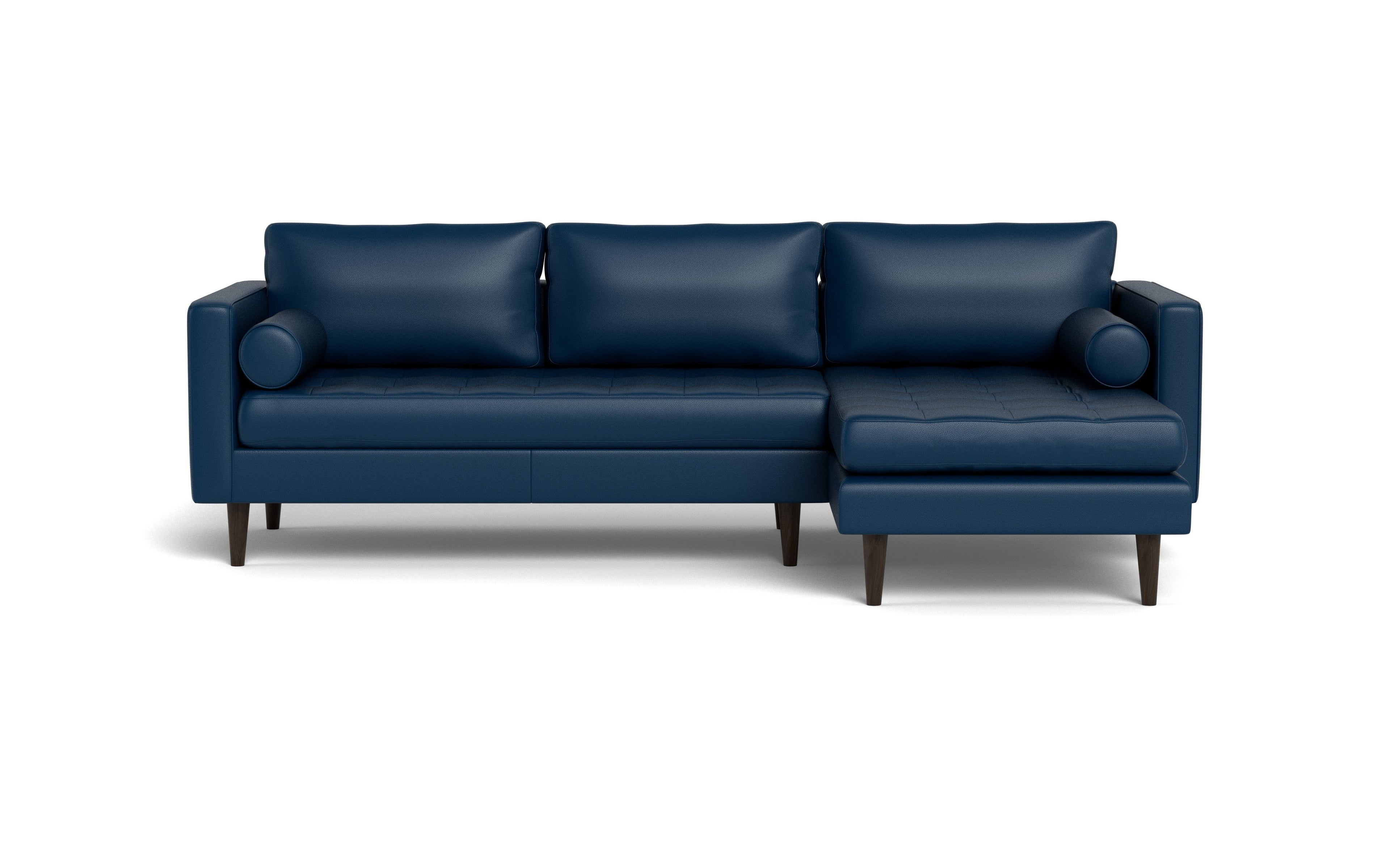Ayden Leather Right Chaise Sectional