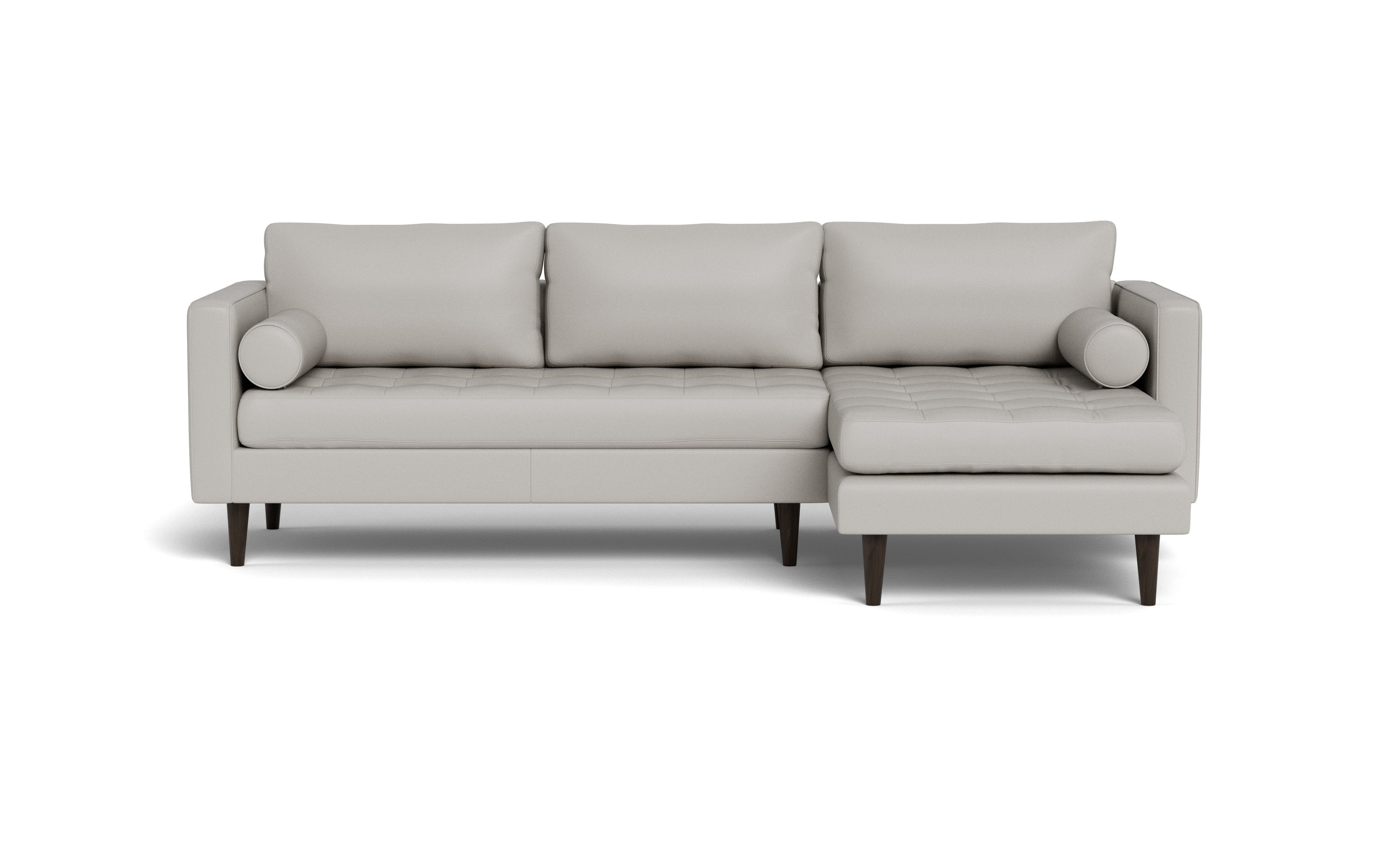 Ayden Leather Right Chaise Sectional