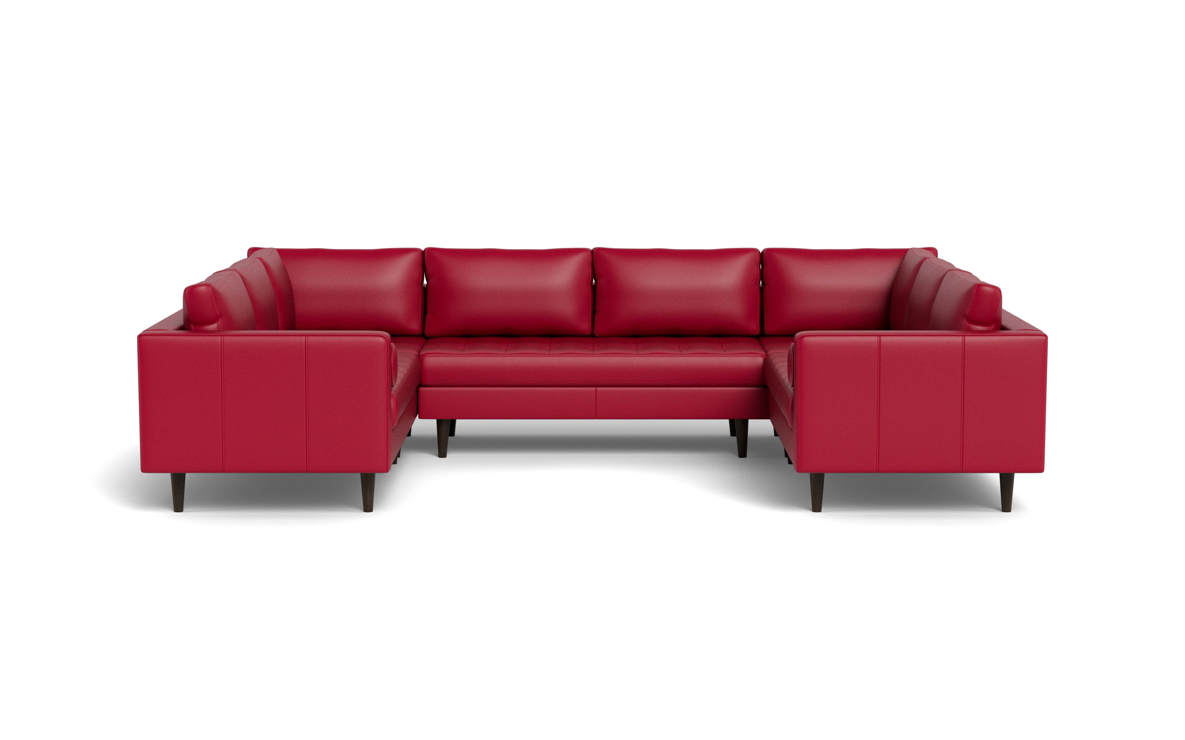 Ayden Leather U Sectional