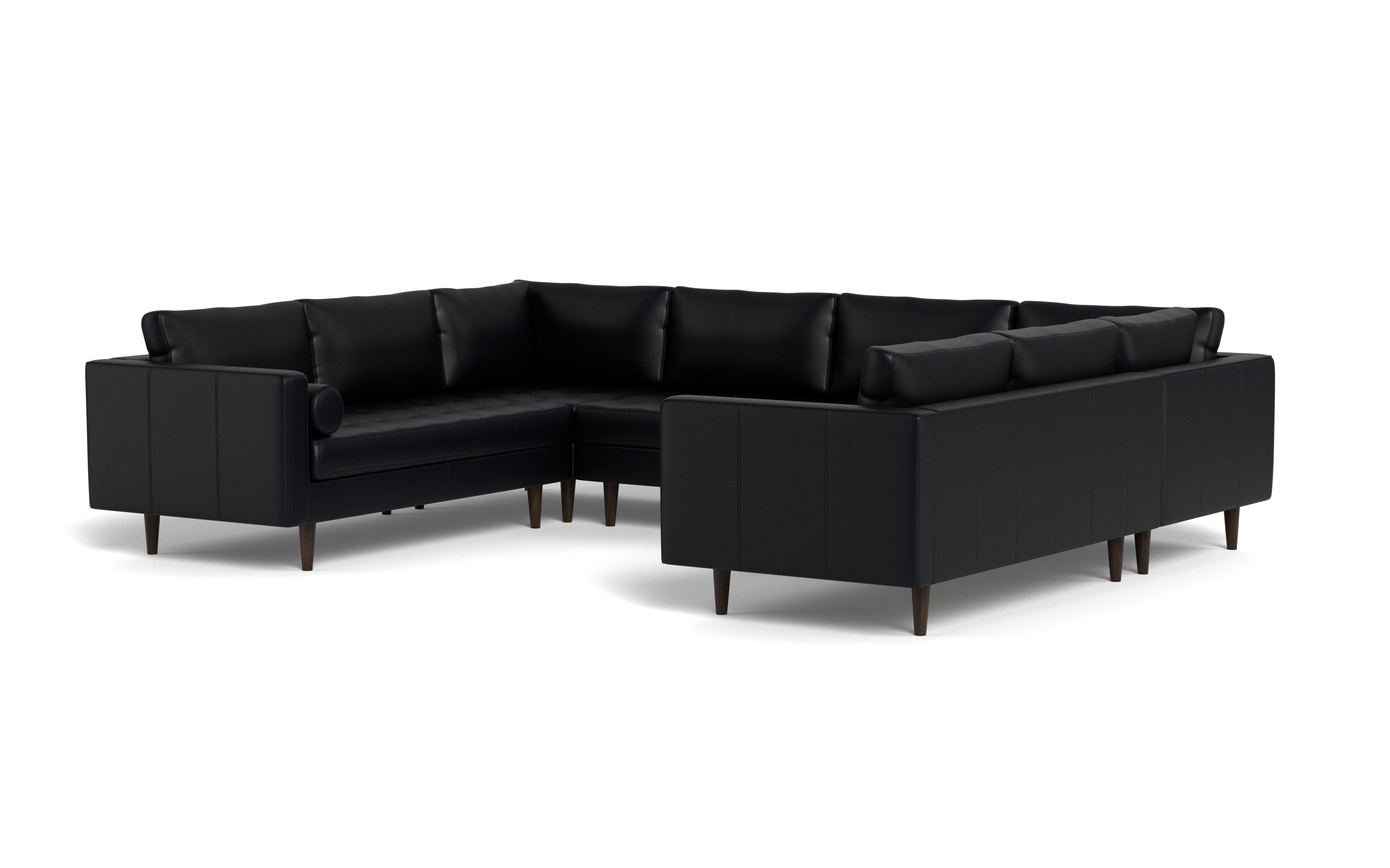 Ayden Leather U Sectional