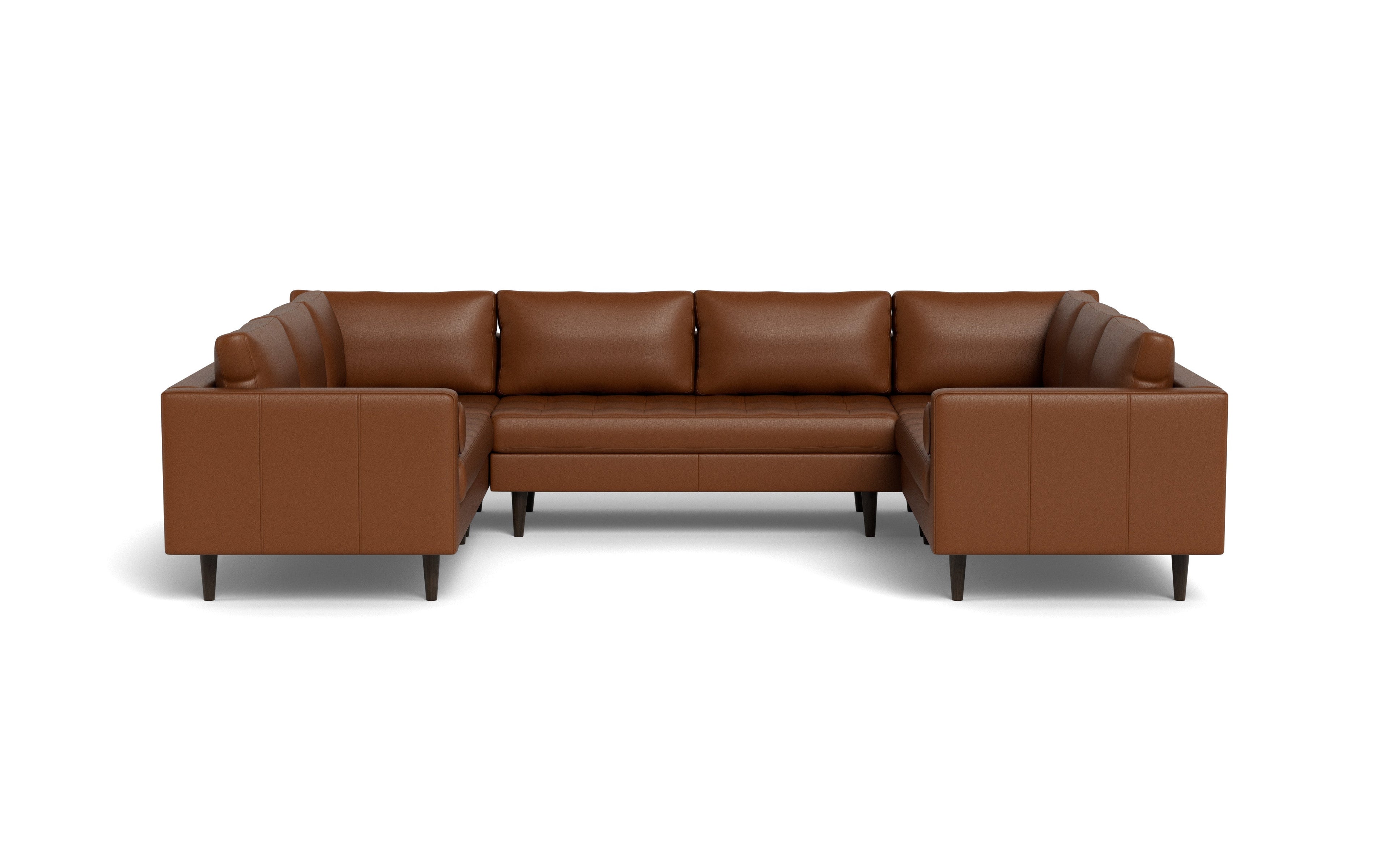Ayden Leather U Sectional