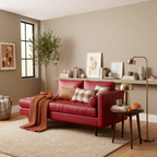 Ayden Leather RAF Stand Alone Chaise