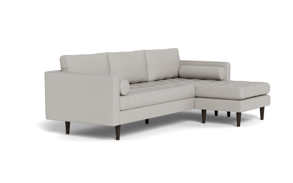 Ayden Leather Reversible Sofa Chaise