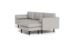 Ayden Leather Reversible Sofa Chaise