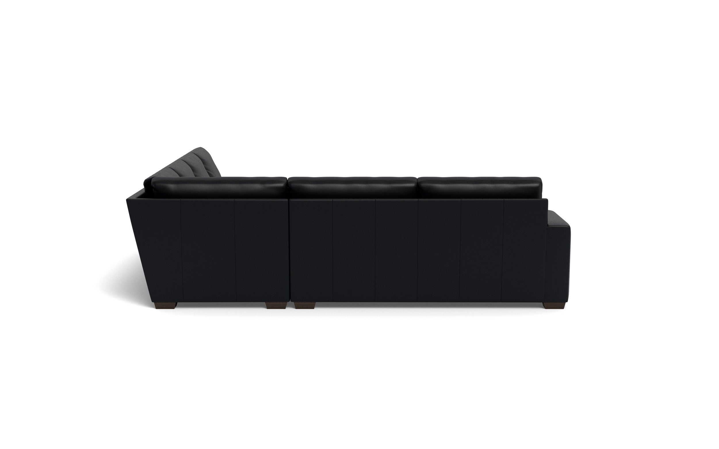 King Kai Leather Corner Sectional With Right Chaise