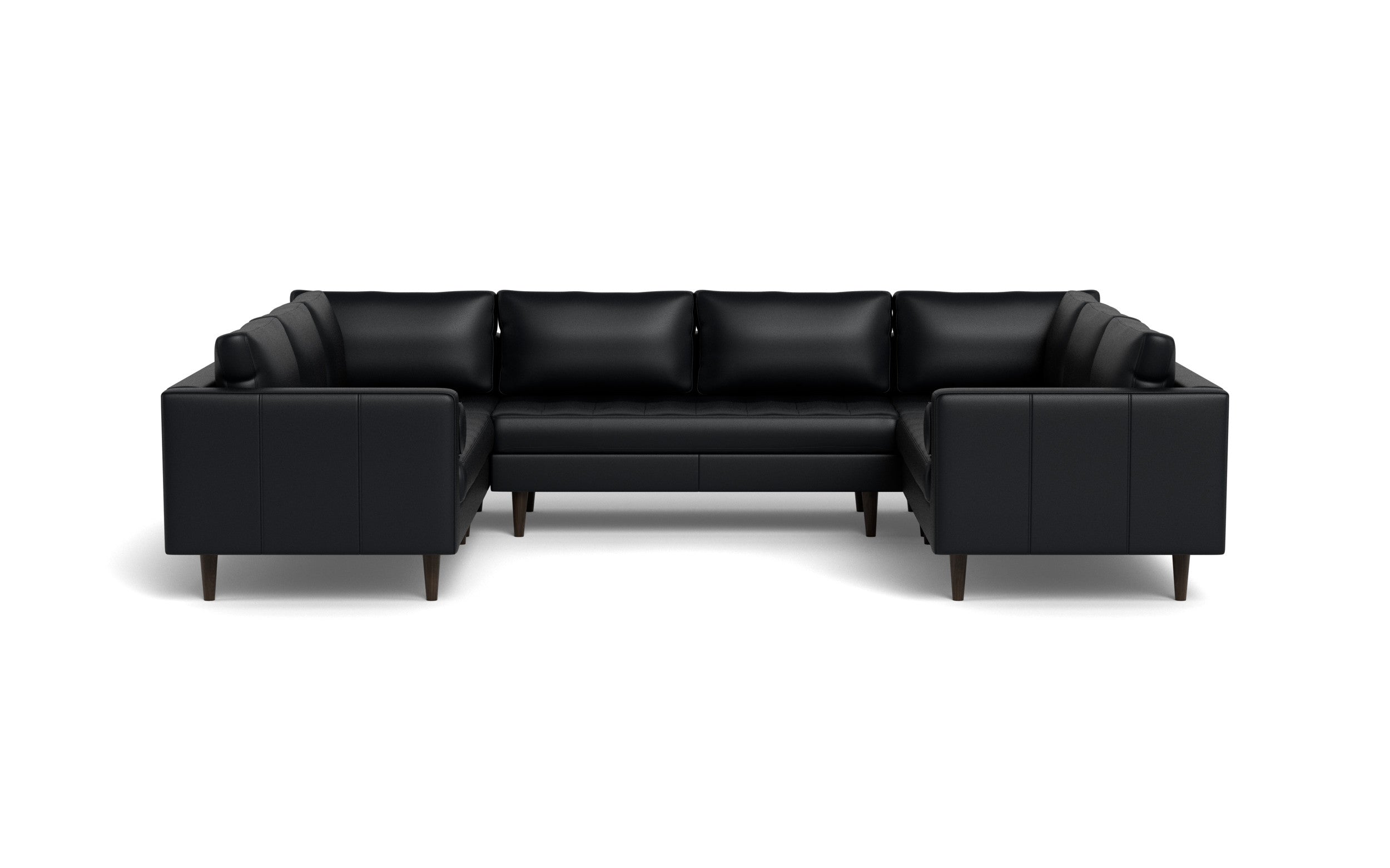 Ayden Leather U Sectional