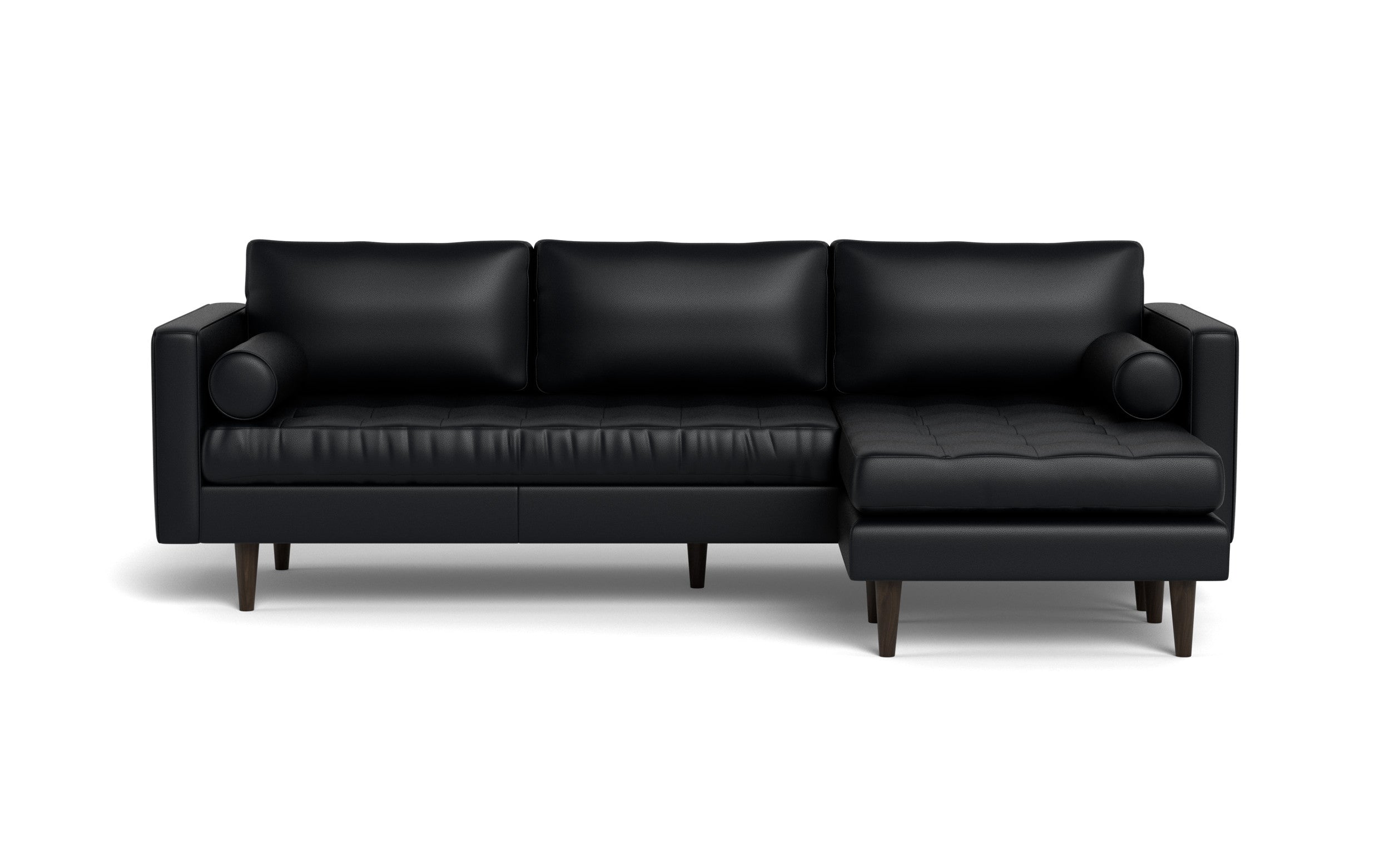 Ayden Leather Reversible Sofa Chaise