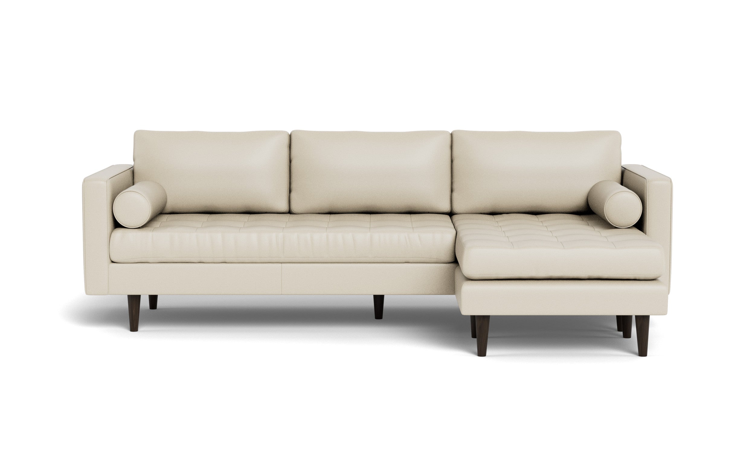 Ayden Leather Reversible Sofa Chaise